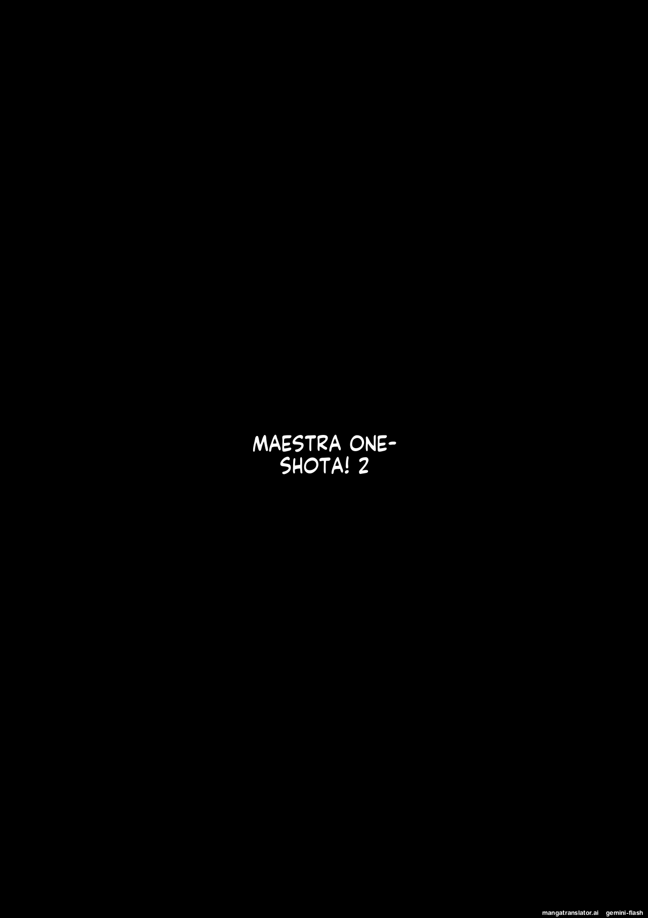 Oneshota sensei! 2 (Spanish) MTL изображение № 2