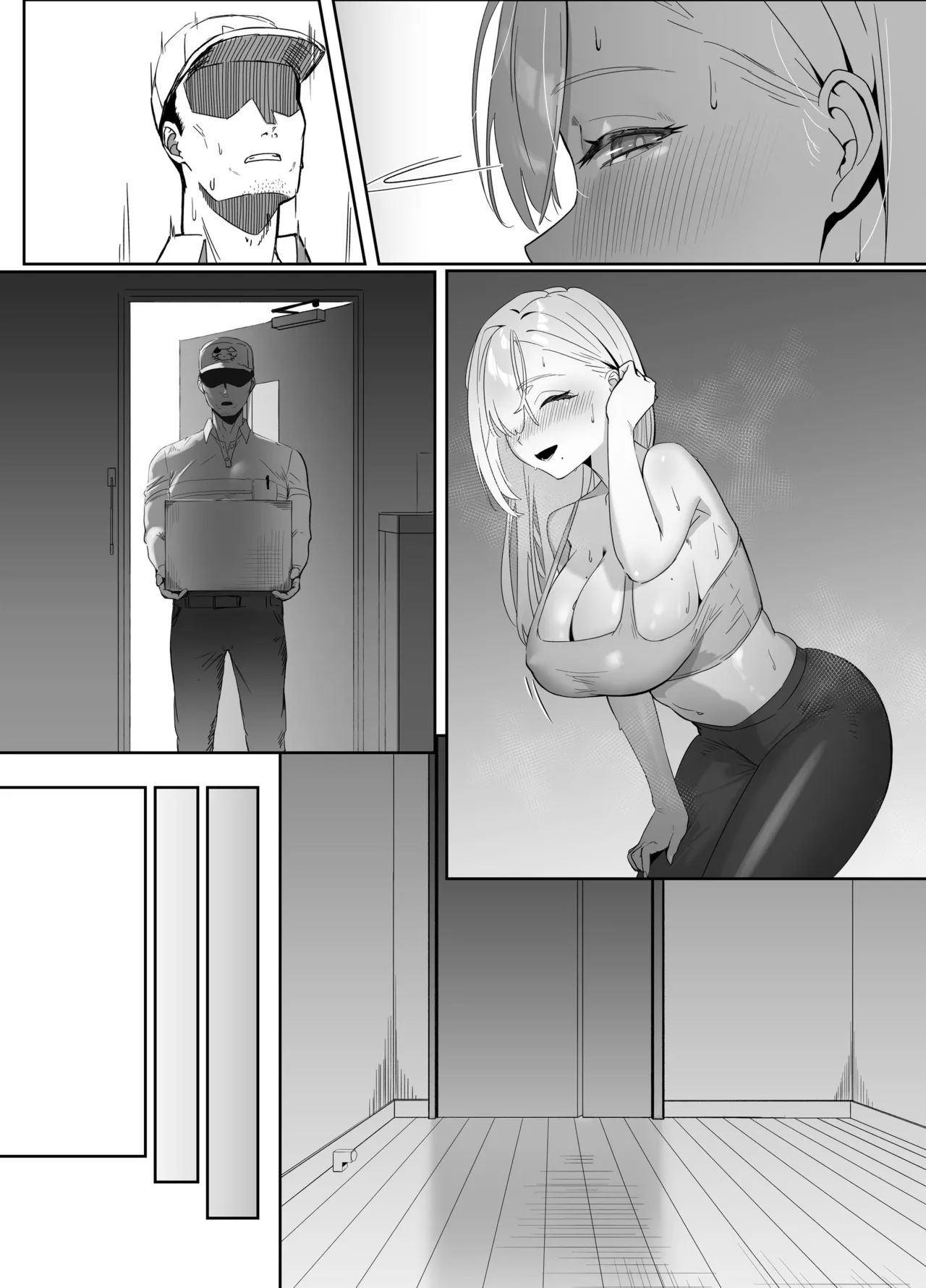 [Seika Kairaku Shoten (Nishibi Mitsuba)]The Big-Breasted Lady at the Delivery Destination Is Way Too Lewd [Digital][English][MTL] 画像番号 68