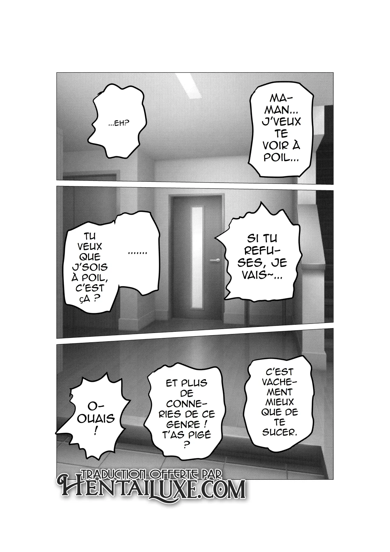 [Sa no Kusu] Gamigami Kaa-san wo Hatsujou Sasete Mitara | J'ai essayé d'exciter ma mère rabat-joie [French] (hentailuxe.com) 图片编号 5