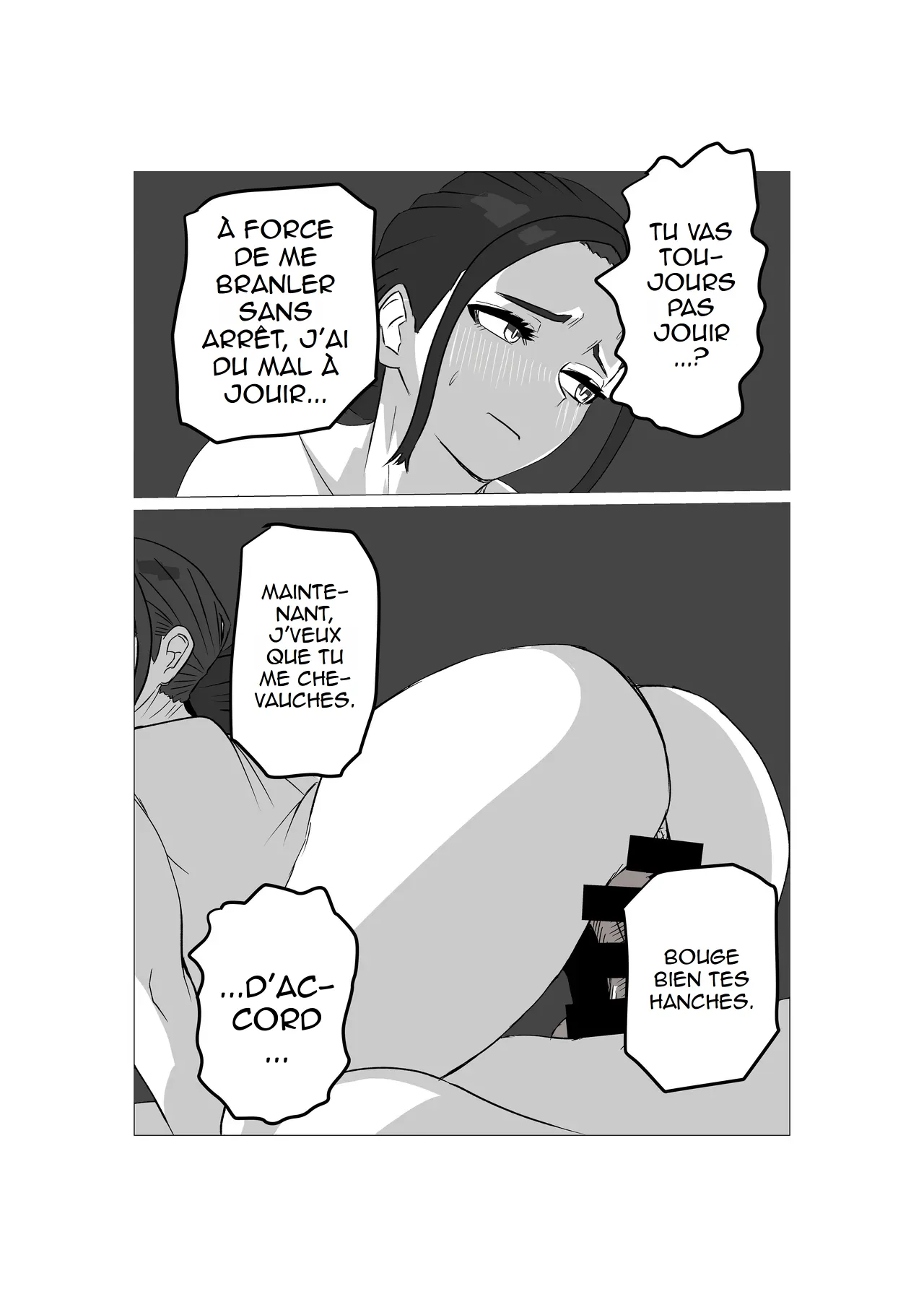 [Sa no Kusu] Gamigami Kaa-san wo Hatsujou Sasete Mitara | J'ai essayé d'exciter ma mère rabat-joie [French] (hentailuxe.com) 图片编号 13