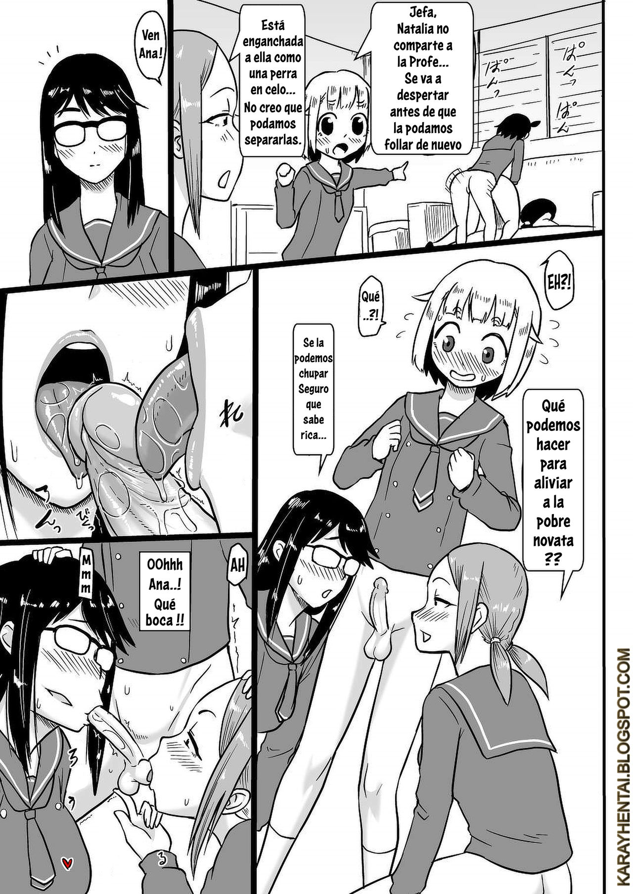 EL FUTACLUB Y LA PROFESORA DROGADA [Spanish] [Rewrite] [5eXv1LL4 - Mano Negra - KARAY] изображение № 18