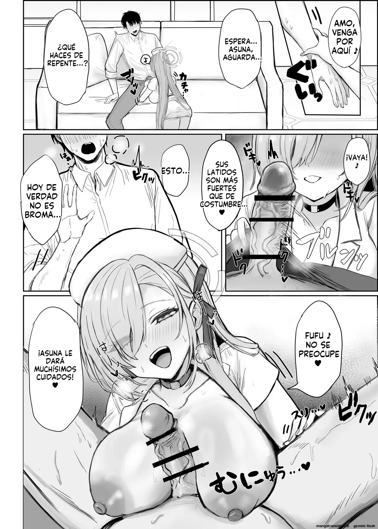 [Mendakoya-san] Asuna to Hitasura Sukebe suru Hon (Blue Archive) [Spanish] [MTL] 5eme image