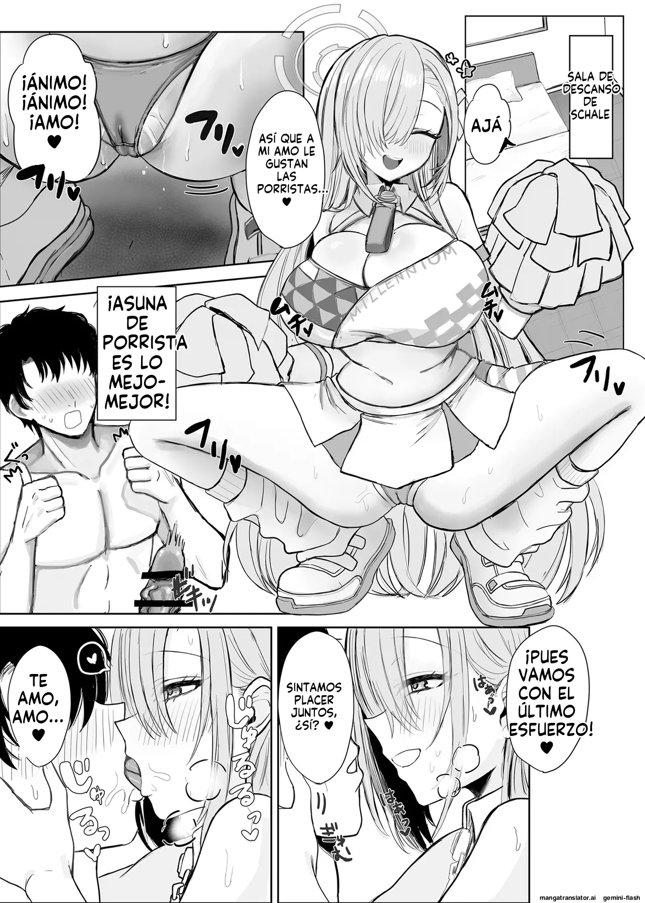 [Mendakoya-san] Asuna to Hitasura Sukebe suru Hon (Blue Archive) [Spanish] [MTL] 20eme image