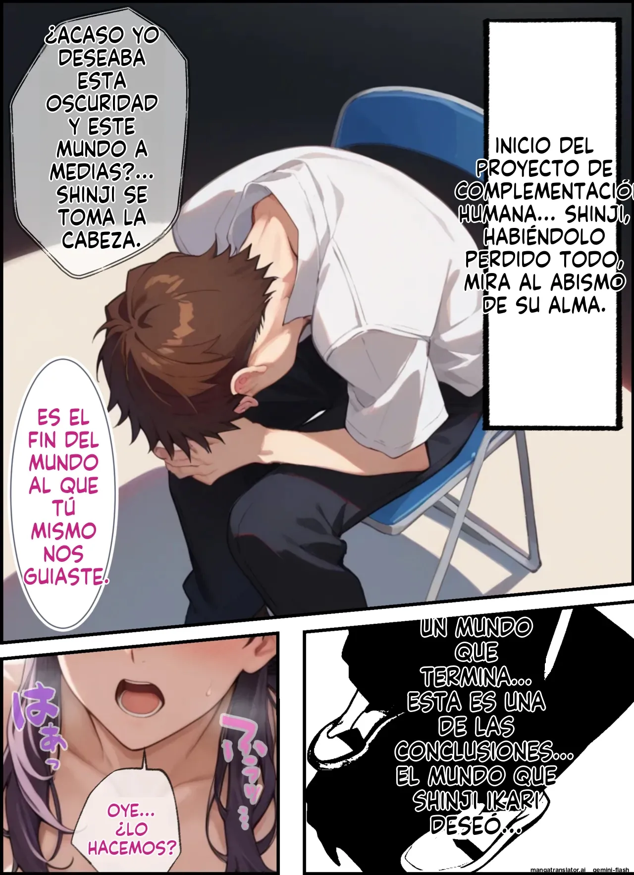 Asuka to Shinji no Icha Love Tanetsuke Sex (Spanish) MTL изображение № 9