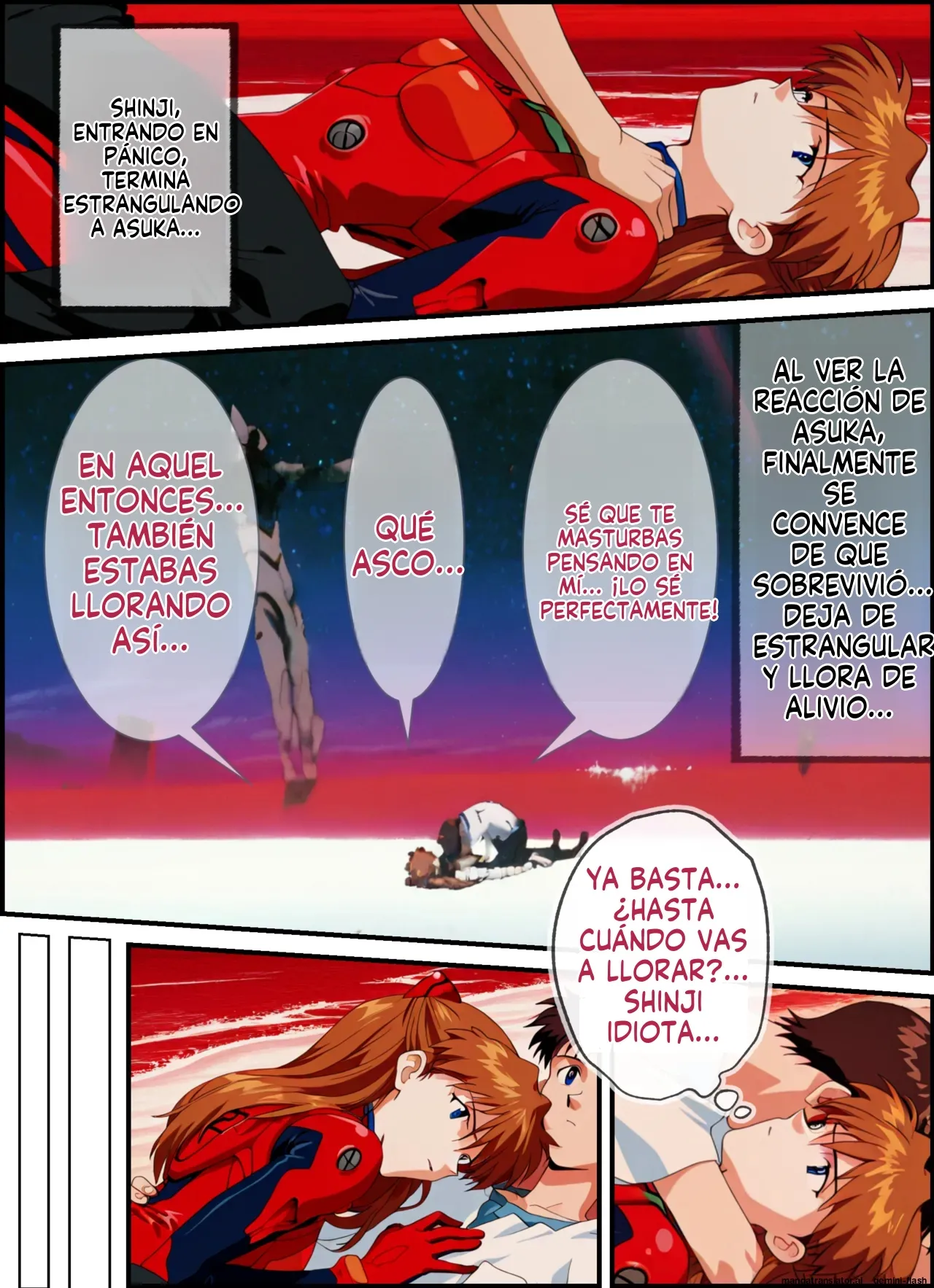 Asuka to Shinji no Icha Love Tanetsuke Sex (Spanish) MTL изображение № 16