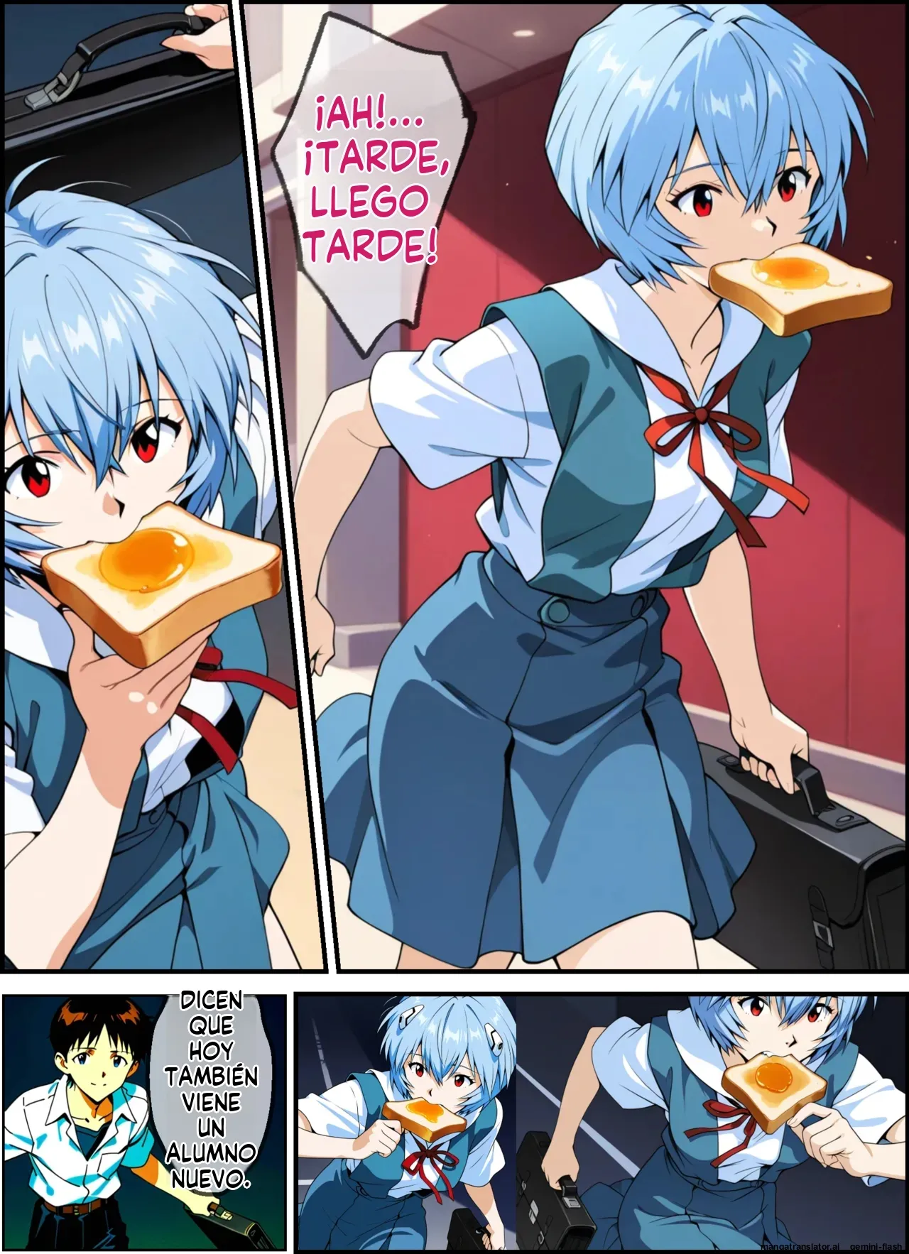 Asuka to Shinji no Icha Love Tanetsuke Sex (Spanish) MTL изображение № 17