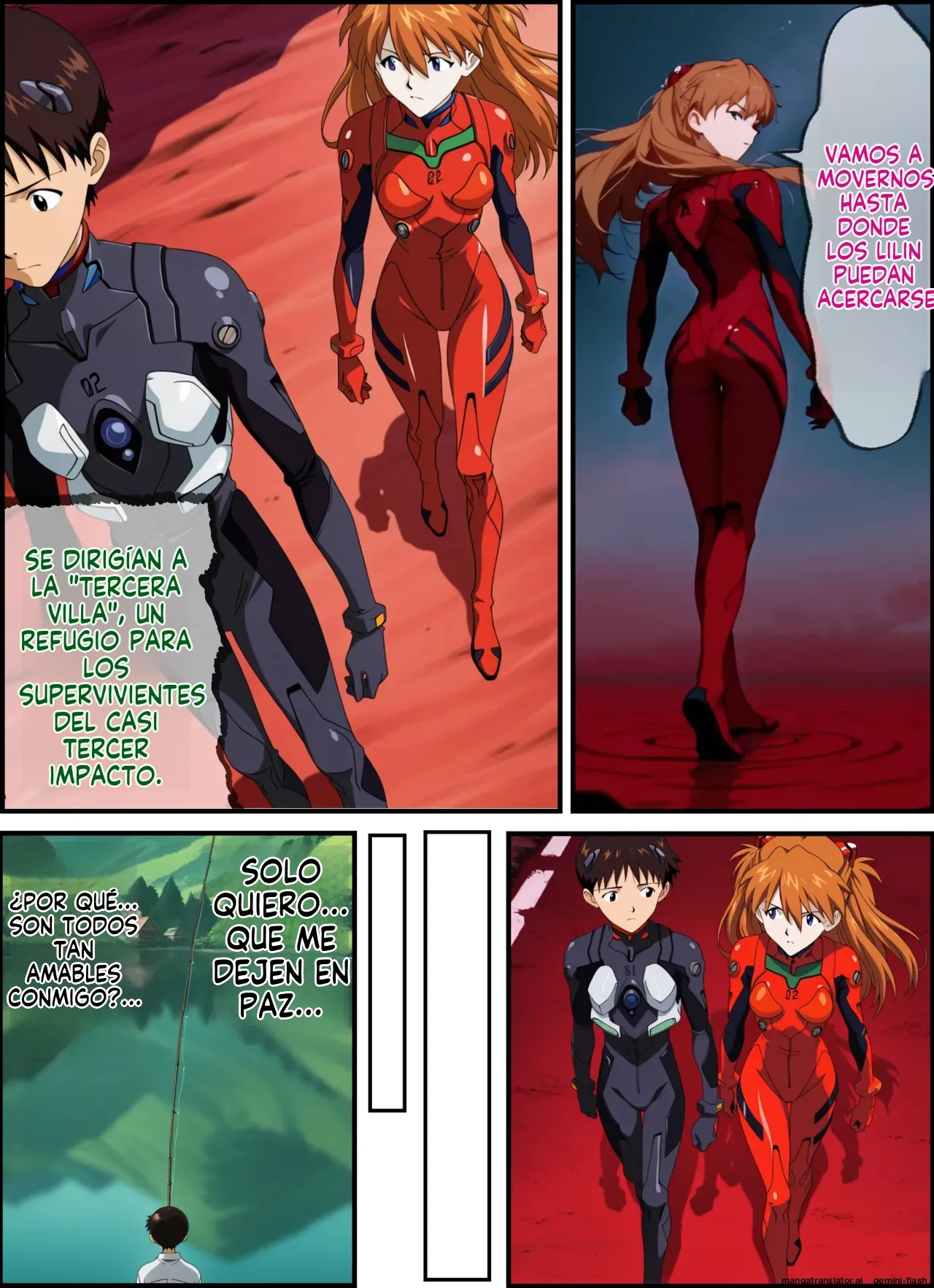 Asuka to Shinji no Icha Love Tanetsuke Sex (Spanish) MTL изображение № 53