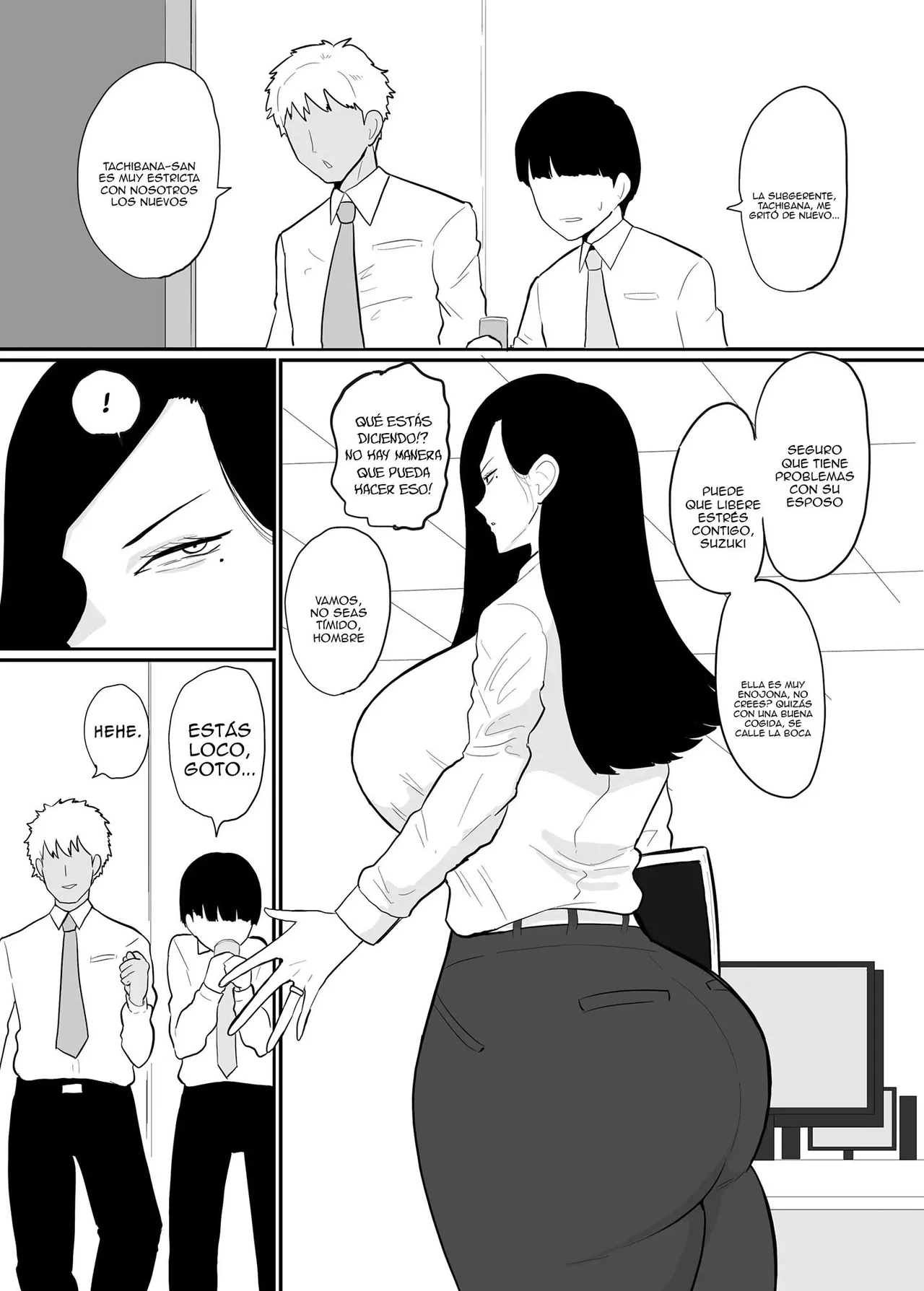 [Crepe Crepe (Creople)] Namaiki Onna Joushi wa Ore no SeFri | Mi Insoportable Jefa es mi Amiga Sexual [Spanish] [Anything] 3eme image