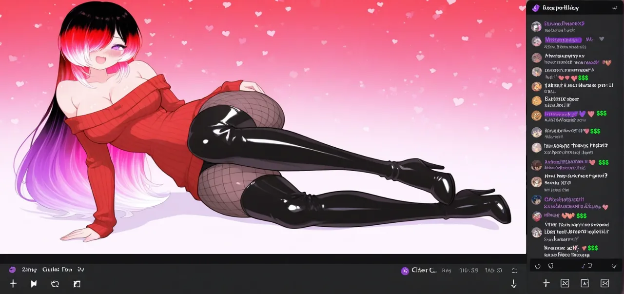 [BIOMA506] PIXIV - CECILY_YAUHCHANNEL - VTUBER - SECRET STREAM FOR VIPS [AI Generated] (free Pixai LoRa) image number 2