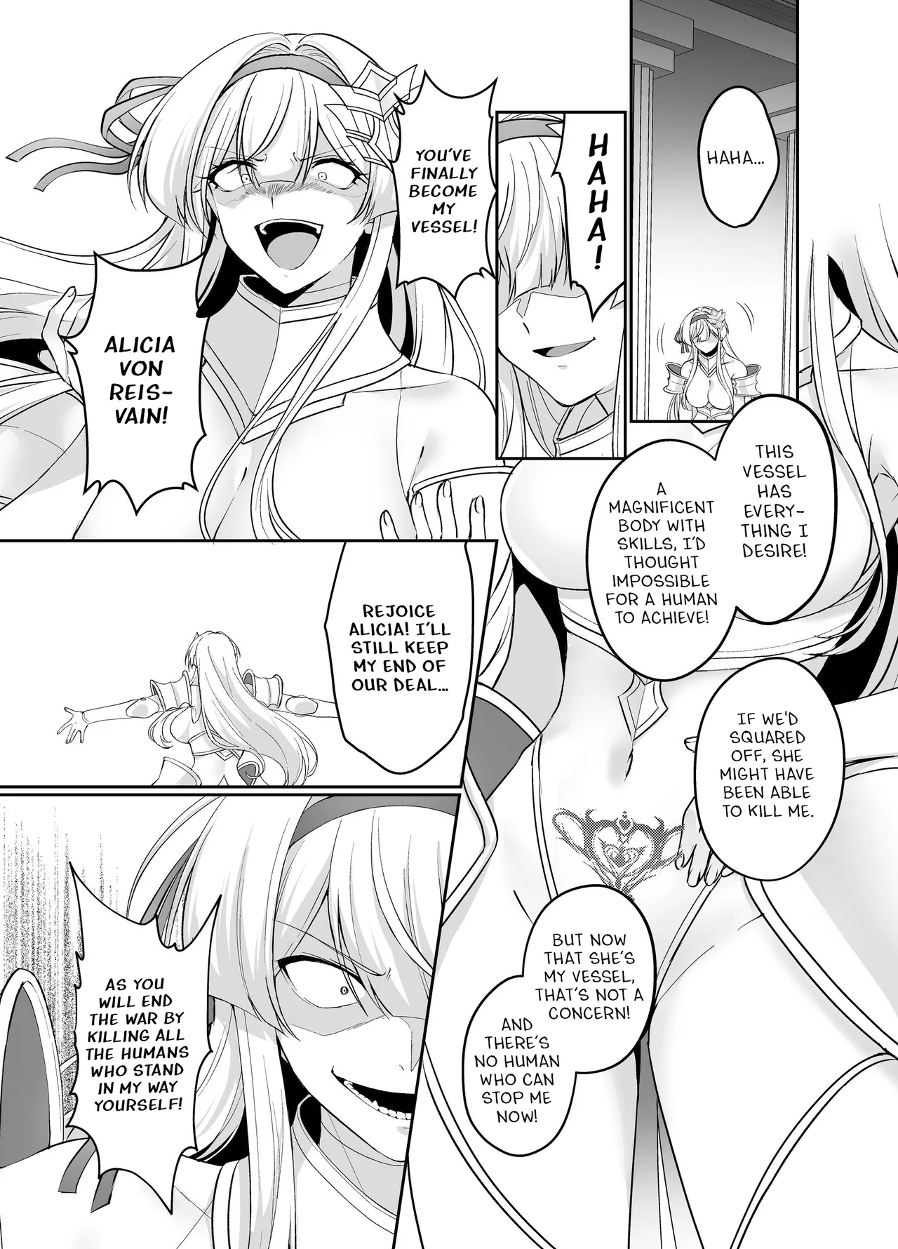 [Seika Kairaku Shoten (Kuchiba Koki)] Hyouten no Kishi Alicia ~Seigi no Hime Kishi ga Maou no Utsuwa ni Somari Ochiru Toki kara~ [Digital] [English] Bildnummer 16