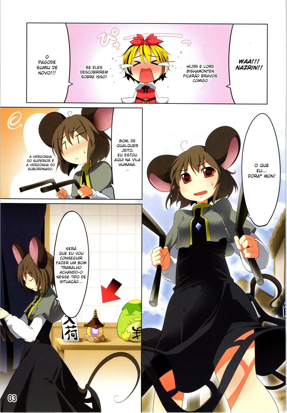 (Reitaisai 8) [Akikaze Asparagus (Aki)] Ichiri Hyakugai (Touhou Project) [Portuguese-BR] [Mundo Hentai] Bildnummer 3