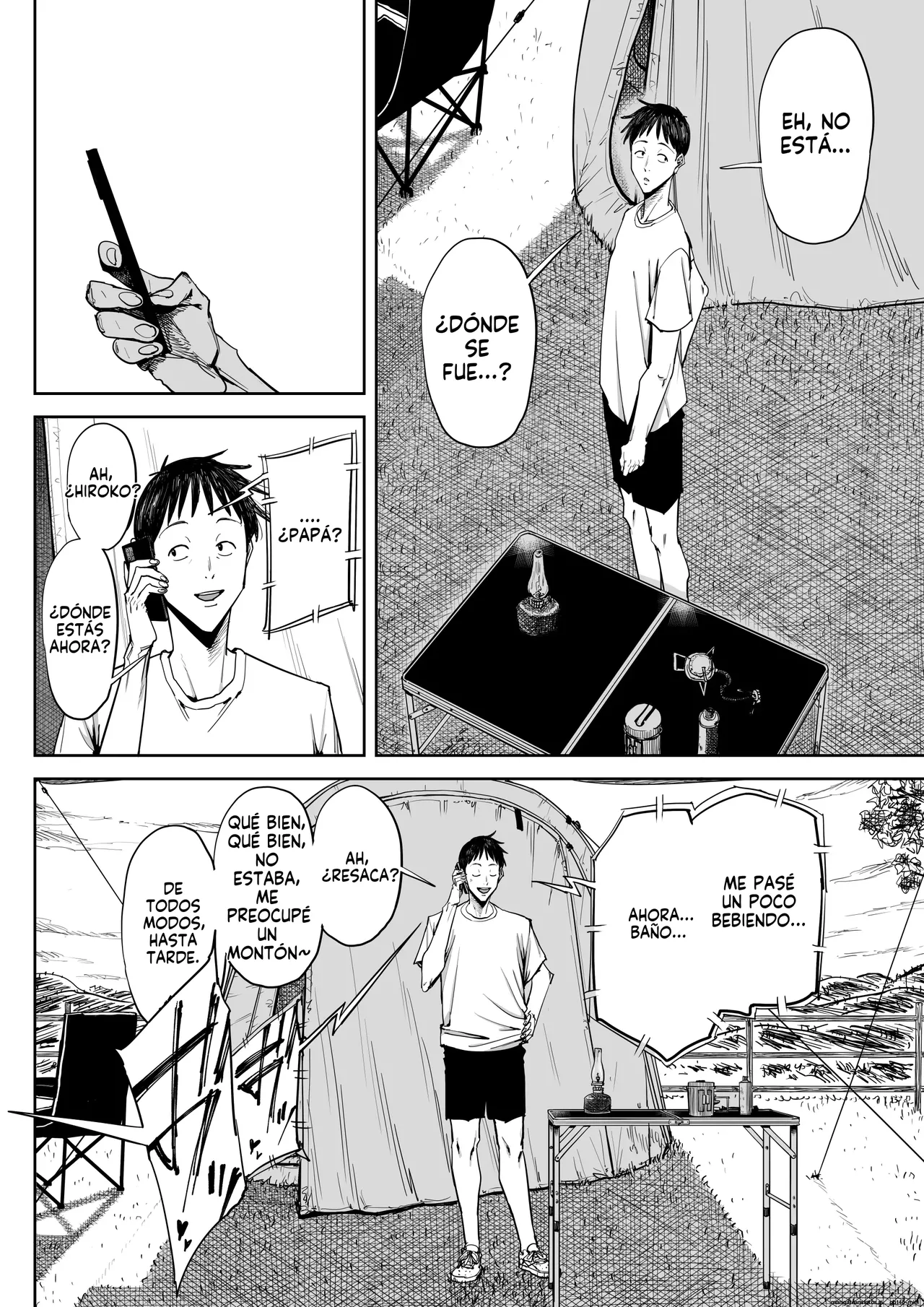 [Shioji] Dekkai Shiri no Hitozuma to Asa made Yarimakutta Hanashi｜Una Historia Sobre Tener Sexo con una Esposa Culona Hasta Amanecer [Spanish] [FallenSub] 图片编号 61