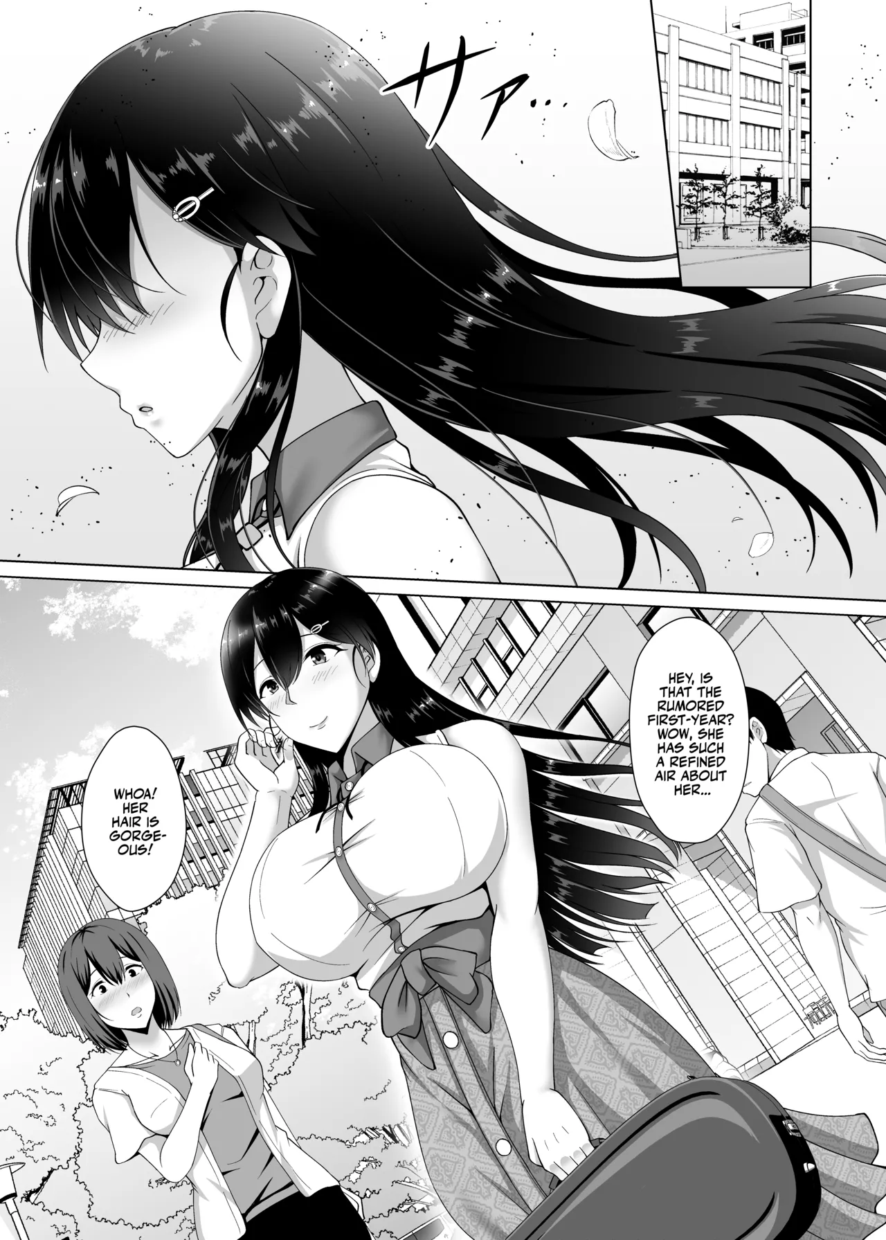 [Taishou Romanesque (Toono Suika)] Kanojo ga Kami o Someta Wake ~Kataomoi no Seiso Kurokami Ojou-sama ga Boku no Shiranai Tokoro de Otoko no Aji o Oboeru Hanashi~ | The Real Reason She Changed Her Hair [English] [Team Rabu2] [Digital] 3eme image