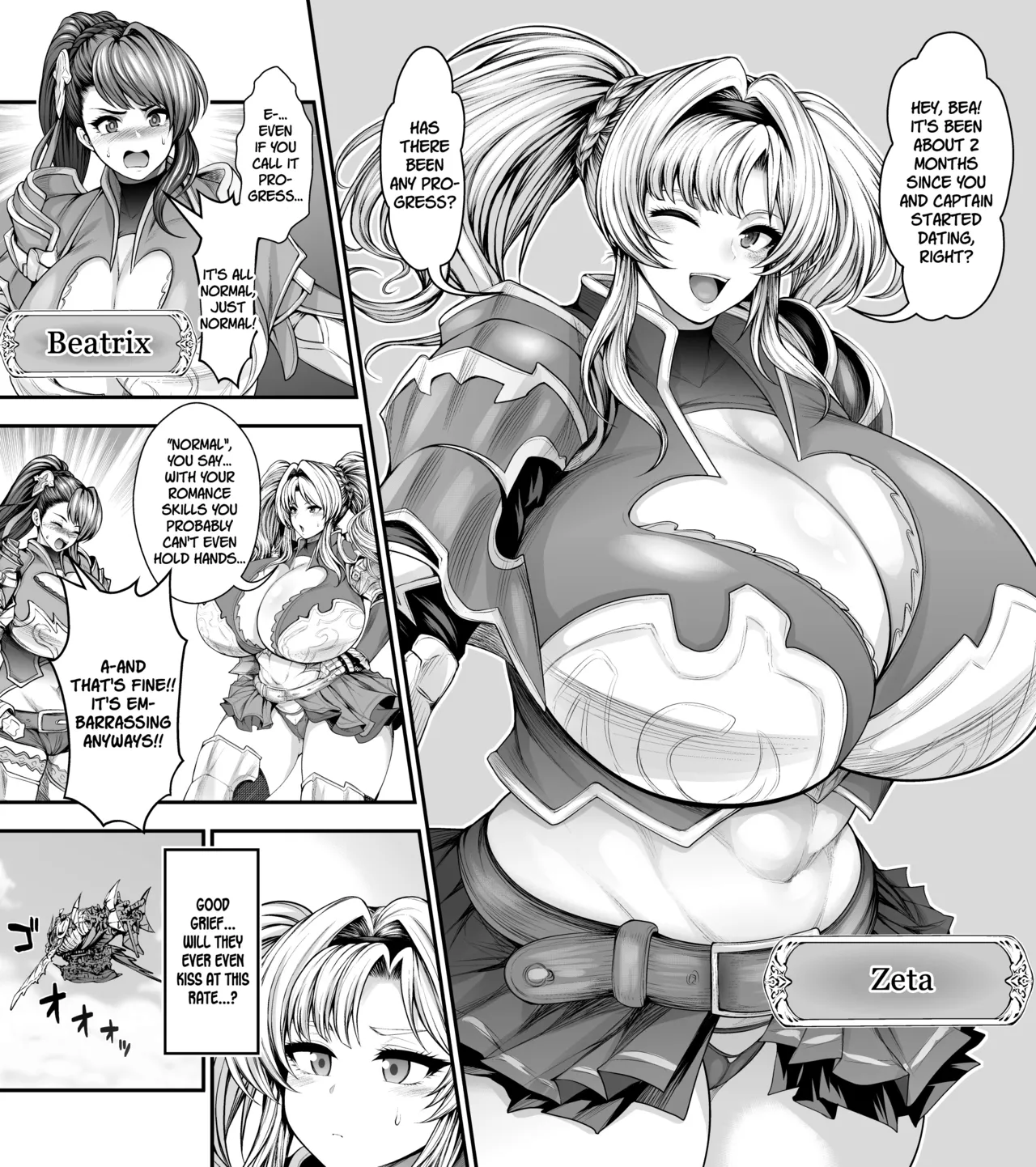 [Circle Roman Hikou (Taihei Tengoku)] Ippai Uwaki Sex Shiyo Shinyuu no Kareshi to Himitsu no Kankei (Granblue Fantasy) [English] [SDTLs] [Digital] image number 3