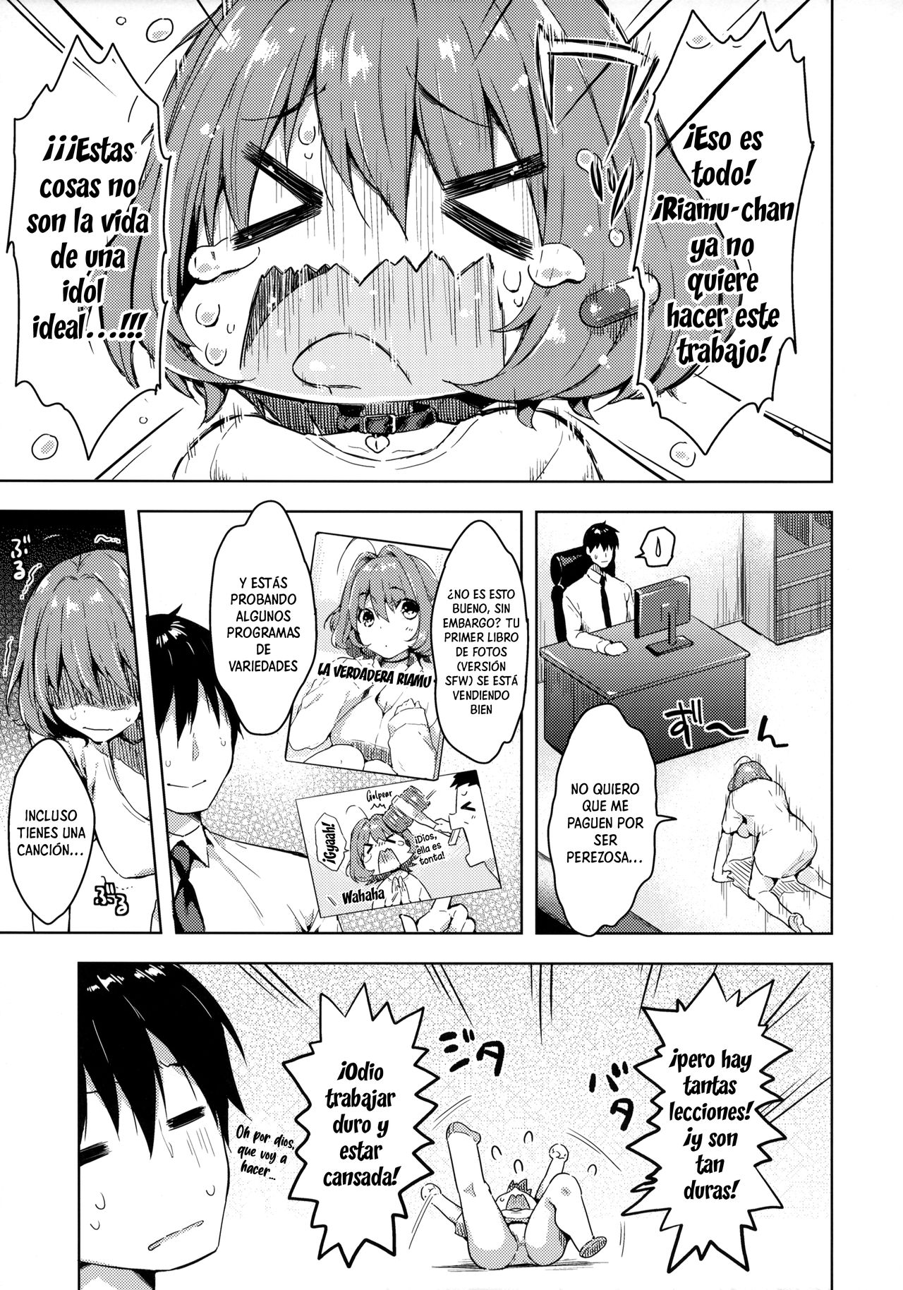 (C97) [Mirukuseiki (Sukoyaka Gyuunyuu)] Riamu-chan Onedari Sex | Riamu-Chan Está Rogando Por El Sexo (THE IDOLM@STER CINDERELLA GIRLS) [Spanish] numero di immagine  20