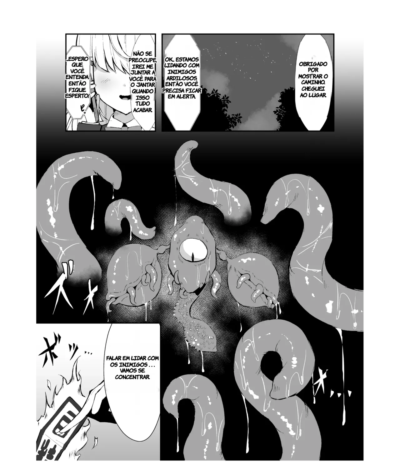 [Tamazushi (Shiratama)] Joukyuujutsushi ga Shokushu Suit de Youma ni Haika Sareru Hanashi - A story about a senior surgeon being defeated by a demon in a tentacle suit. | (TR-284) [Portuguese-BR] [Digital] 이미지 번호 2