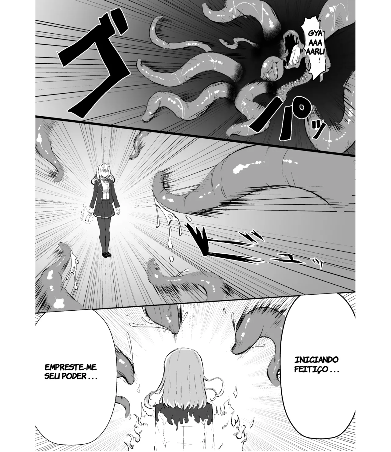 [Tamazushi (Shiratama)] Joukyuujutsushi ga Shokushu Suit de Youma ni Haika Sareru Hanashi - A story about a senior surgeon being defeated by a demon in a tentacle suit. | (TR-284) [Portuguese-BR] [Digital] 이미지 번호 4