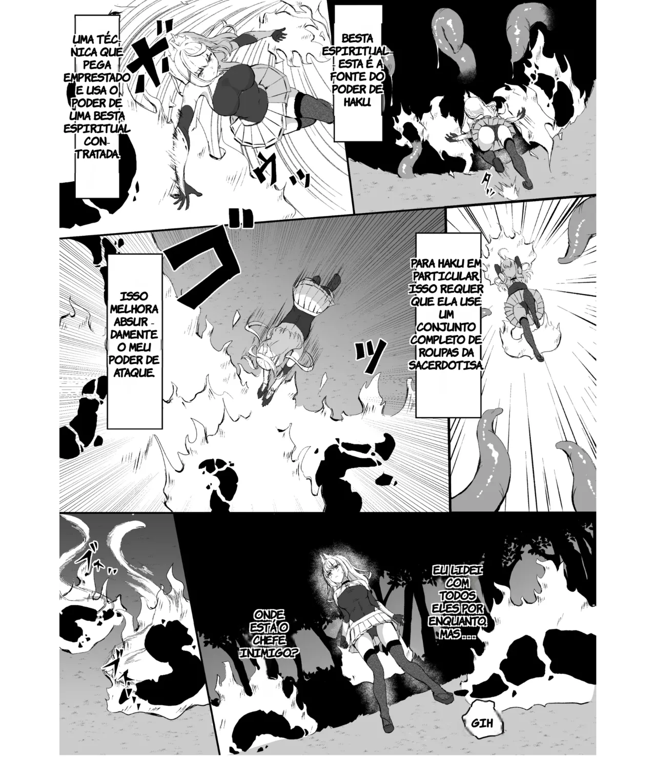 [Tamazushi (Shiratama)] Joukyuujutsushi ga Shokushu Suit de Youma ni Haika Sareru Hanashi - A story about a senior surgeon being defeated by a demon in a tentacle suit. | (TR-284) [Portuguese-BR] [Digital] 이미지 번호 6