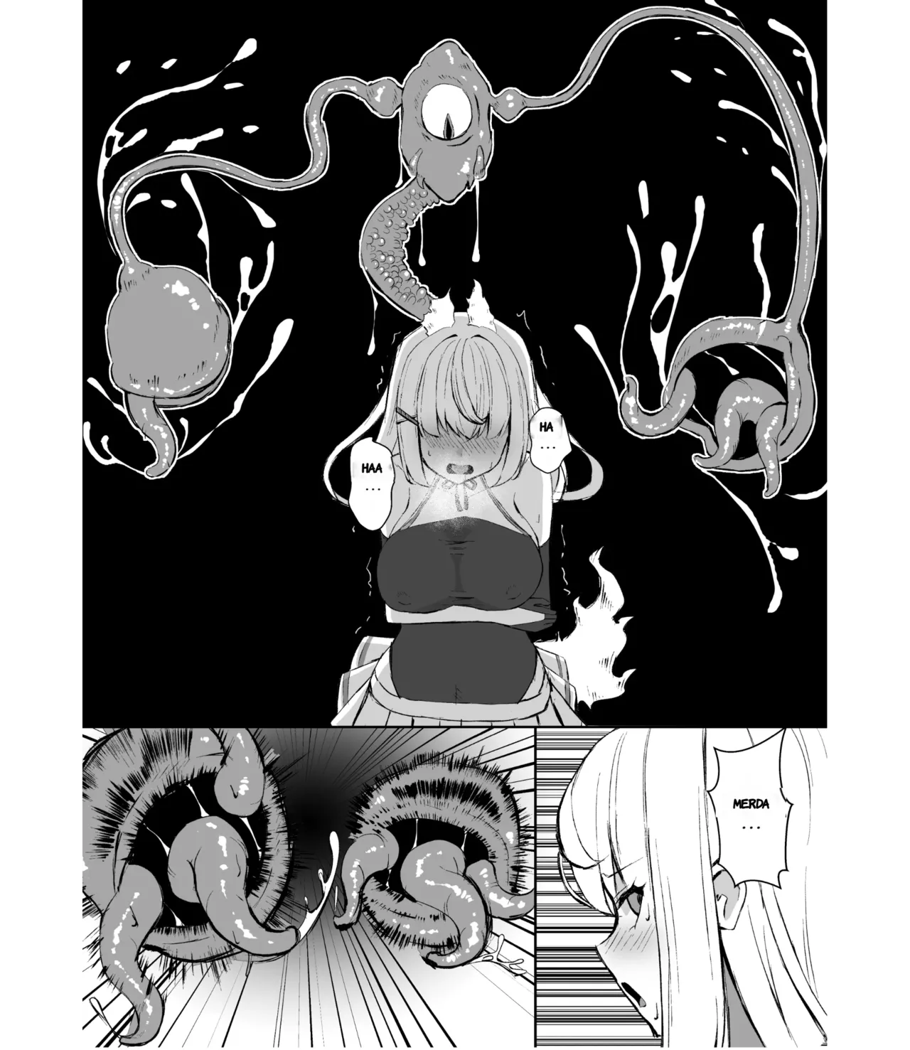 [Tamazushi (Shiratama)] Joukyuujutsushi ga Shokushu Suit de Youma ni Haika Sareru Hanashi - A story about a senior surgeon being defeated by a demon in a tentacle suit. | (TR-284) [Portuguese-BR] [Digital] 이미지 번호 8
