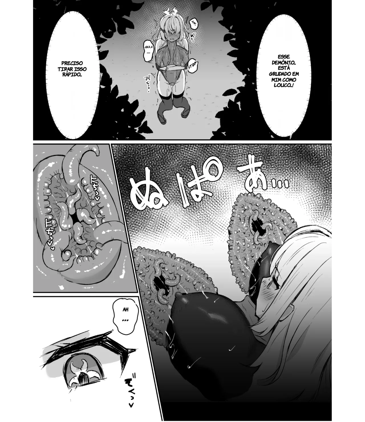 [Tamazushi (Shiratama)] Joukyuujutsushi ga Shokushu Suit de Youma ni Haika Sareru Hanashi - A story about a senior surgeon being defeated by a demon in a tentacle suit. | (TR-284) [Portuguese-BR] [Digital] 이미지 번호 18