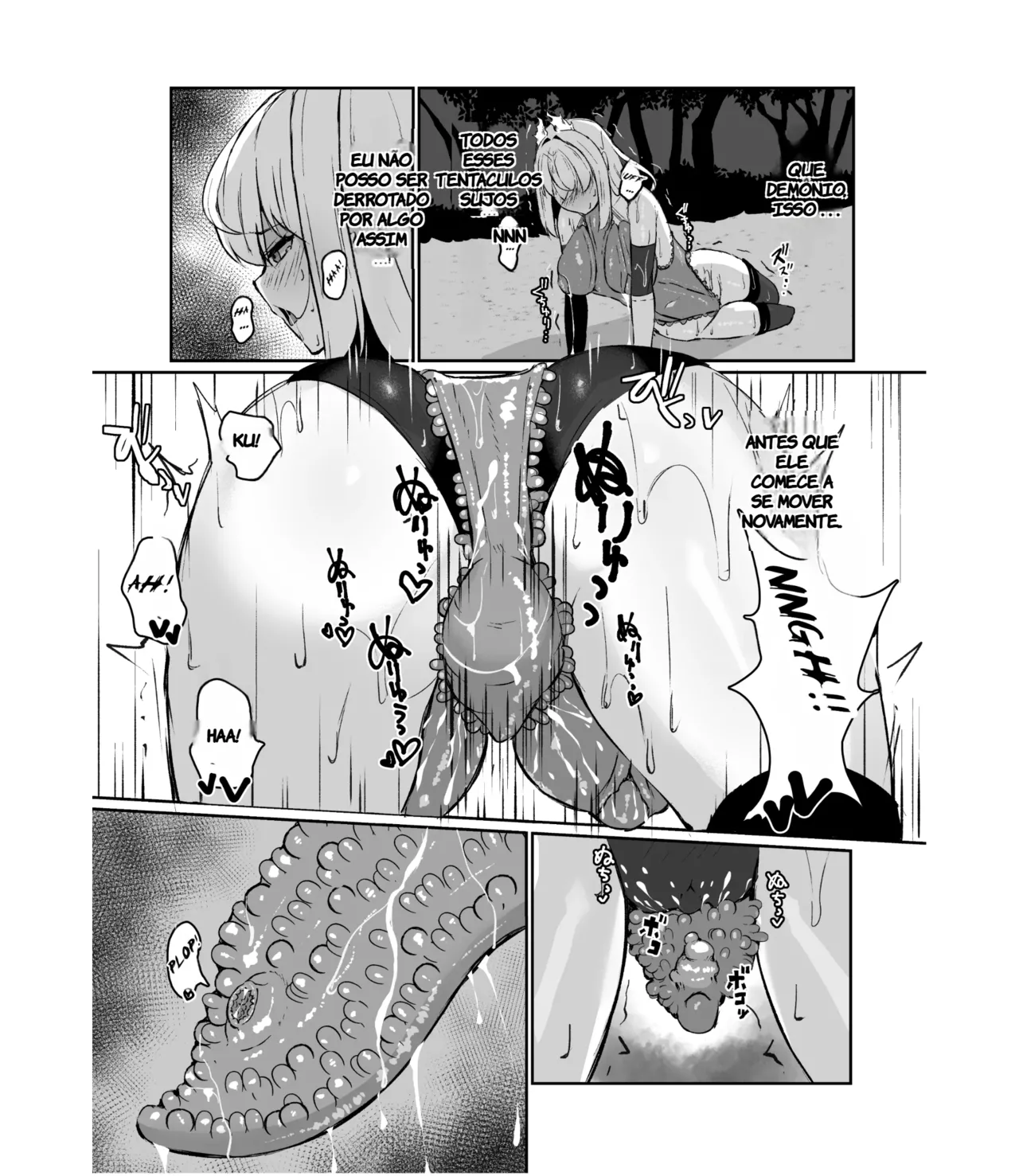 [Tamazushi (Shiratama)] Joukyuujutsushi ga Shokushu Suit de Youma ni Haika Sareru Hanashi - A story about a senior surgeon being defeated by a demon in a tentacle suit. | (TR-284) [Portuguese-BR] [Digital] 이미지 번호 22