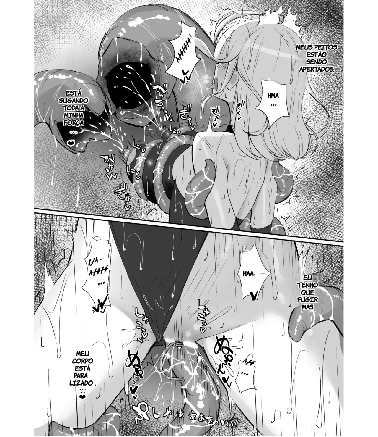 [Tamazushi (Shiratama)] Joukyuujutsushi ga Shokushu Suit de Youma ni Haika Sareru Hanashi - A story about a senior surgeon being defeated by a demon in a tentacle suit. | (TR-284) [Portuguese-BR] [Digital] 이미지 번호 33