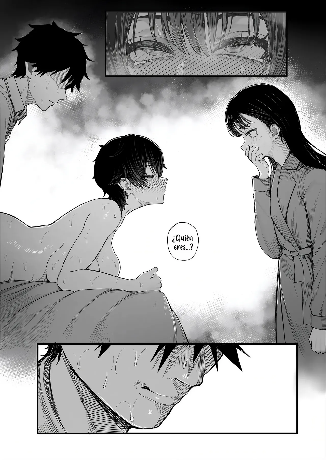 [Kurukuru] Cool-kei Dansou Onna ni Kanojo Netorareta kara, Wakarasete Yatta｜Una chica cool de apariencia masculina me arrebató a mi novia, así que le di una lección. [Spanish] [Kotori] [Decensored] изображение № 46