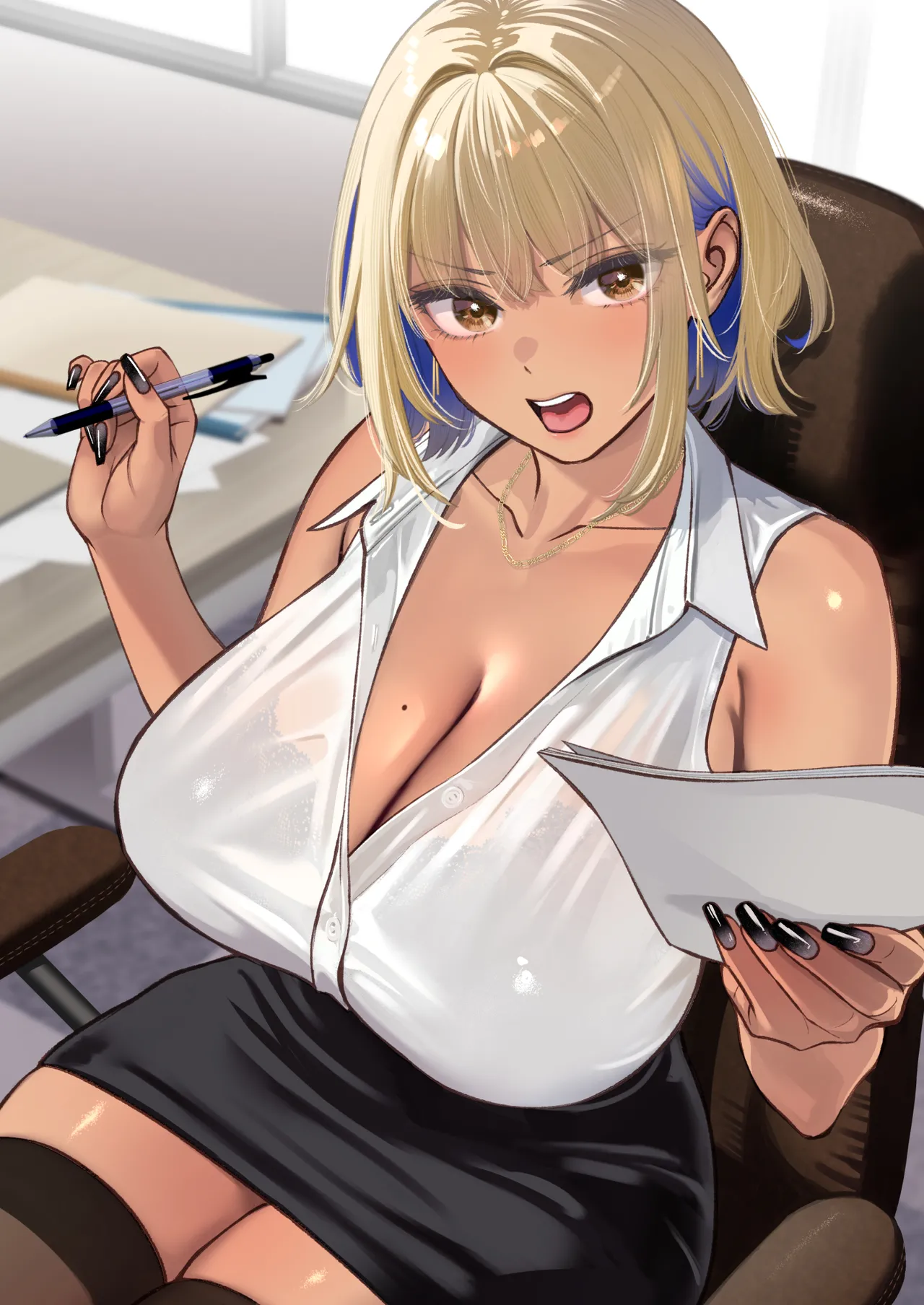 [Oshima Aki] Black Kigyou no Kamin Shitsu ga Yari Beya ni Natteta Hanashi [Digital] [English] [Fated Circle] 画像番号 80