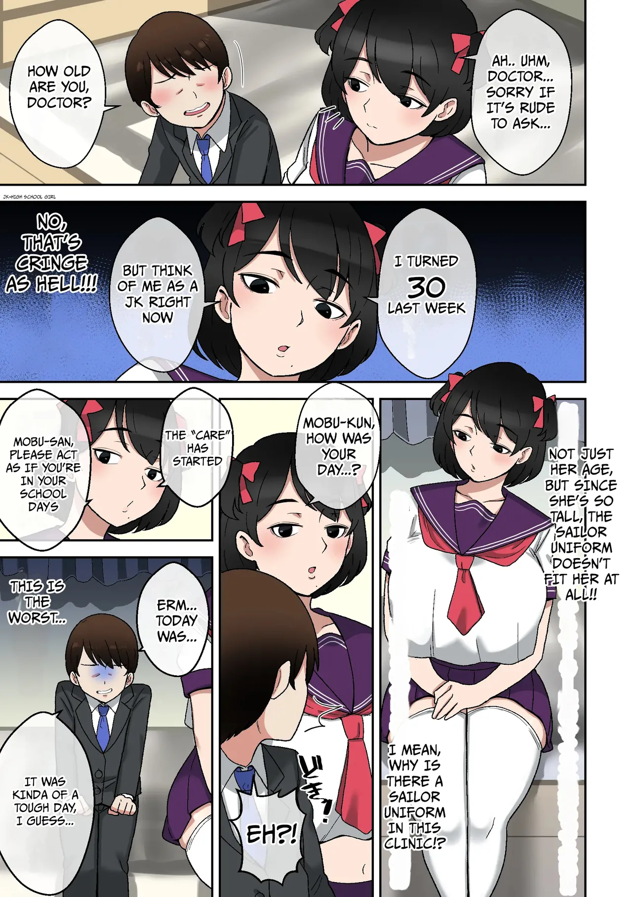 [Shime wa Shakechazuke] Uwa, How Cringe. A Wild Counselor in her 30s ~ Solving a Wasted Youth Complex with Sex [English] 图片编号 8