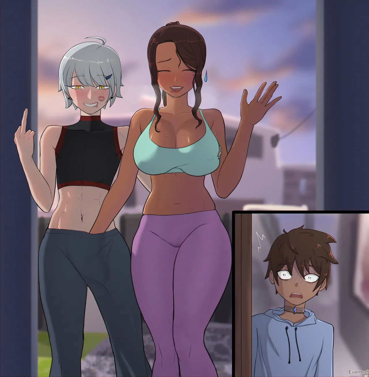 [Evander9] Mom x Femboy Bully NTR（机翻） 图片编号 19