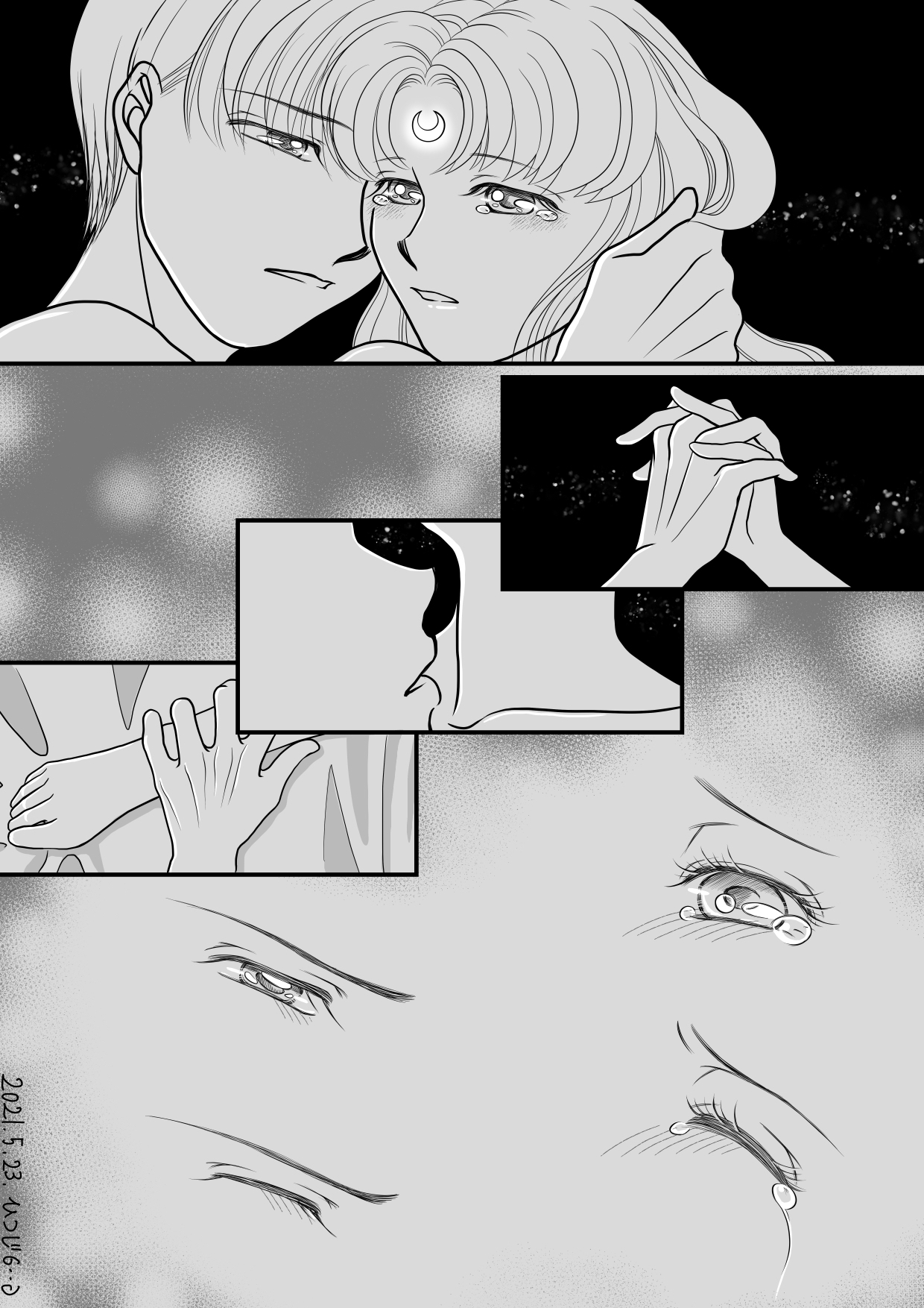 [Hitsuji] [Crystal Jikuu] Eien dake ga Futari o Kaketa node (Bishoujo Senshi Sailor Moon) 画像番号 2