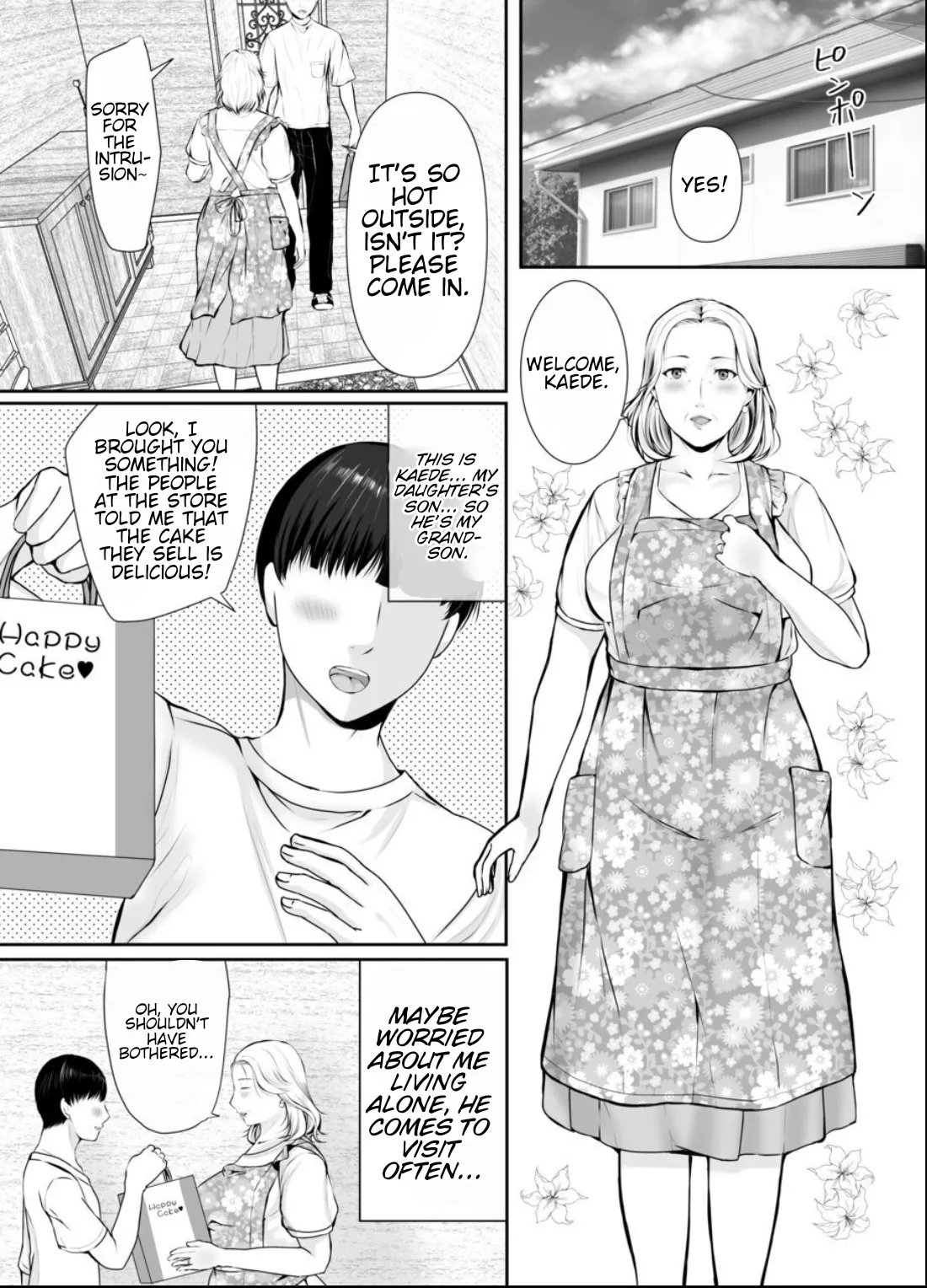 [Popotto denki ichigouten] A grandmother who's head over heels for her grandson. [Waterkujo] 4eme image