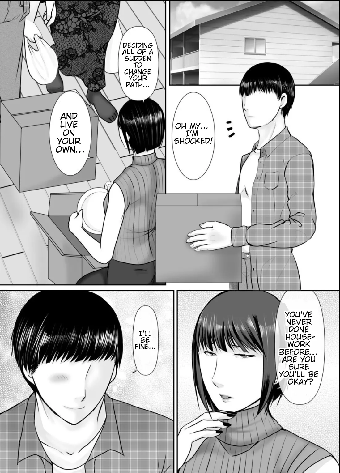 [Popotto denki ichigouten] A grandmother who's head over heels for her grandson. [Waterkujo] 43eme image