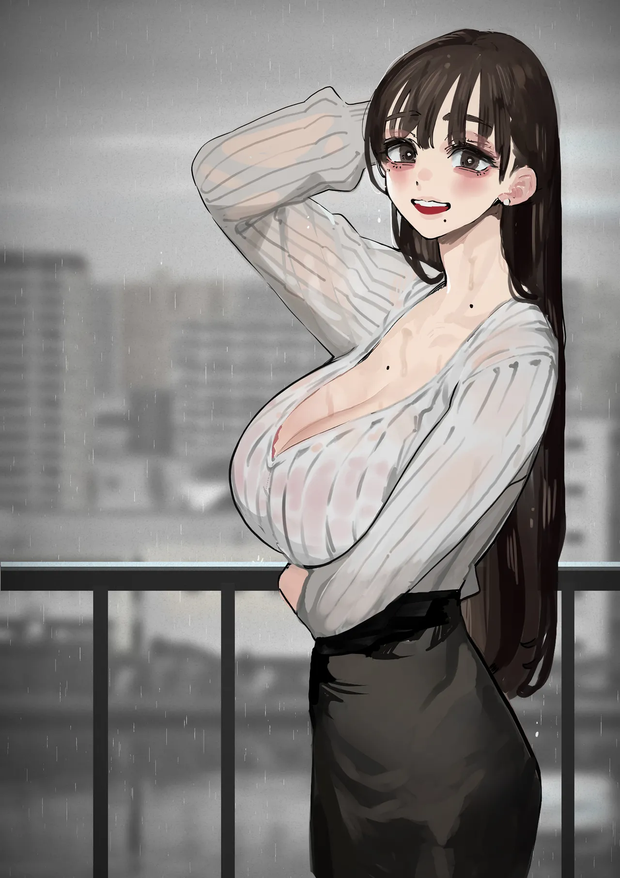 [September (Sanku)] Hamedori Ryuushutsu no Tsuma, Deepfake to Usobuku. | 做愛照片流出的妻子、謊稱是AI合成的假照片。 [Chinese] [ANDX個人漢化] 图片编号 17