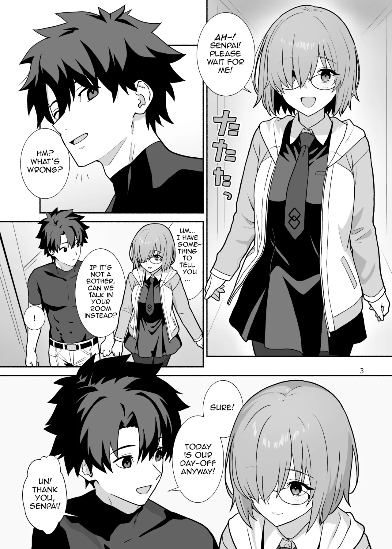 [Tsukinami Days (Kiya Hajime)] Ashita ga futari o wakatsu made | Until tomorrow comes to separate us (Fate/Grand Order) [English] [DeppoTL] 图片编号 2