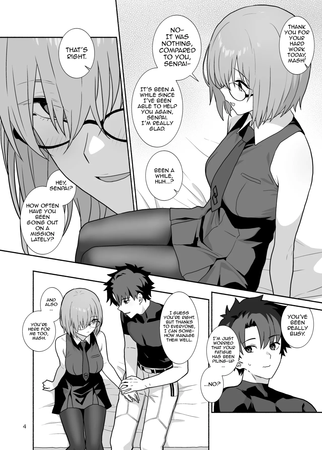 [Tsukinami Days (Kiya Hajime)] Ashita ga futari o wakatsu made | Until tomorrow comes to separate us (Fate/Grand Order) [English] [DeppoTL] 图片编号 3