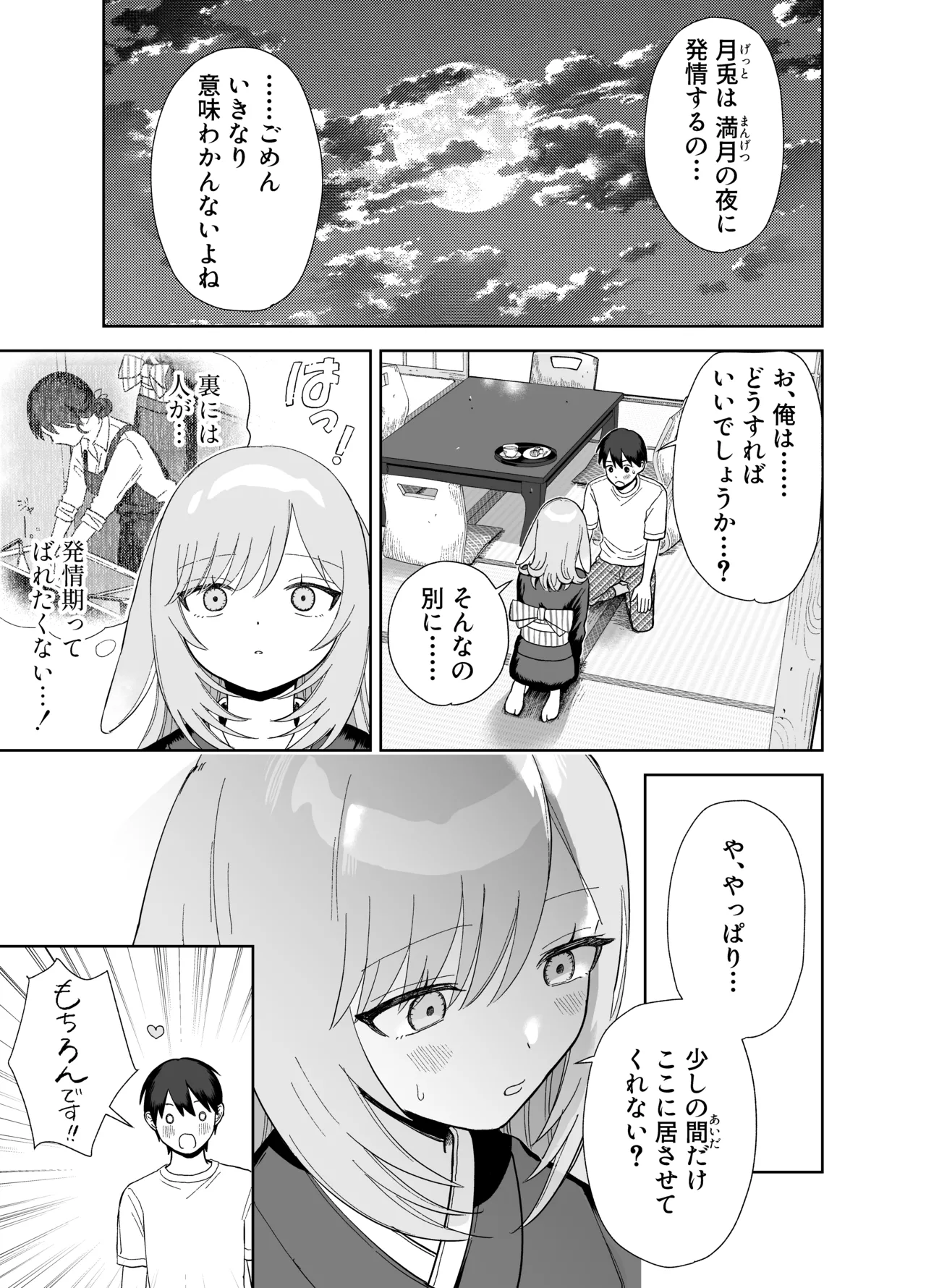 [ちょこべえ (ちょこべえ)] 発情うさぎは満月の夜に交尾する [DL版] imagen número 11