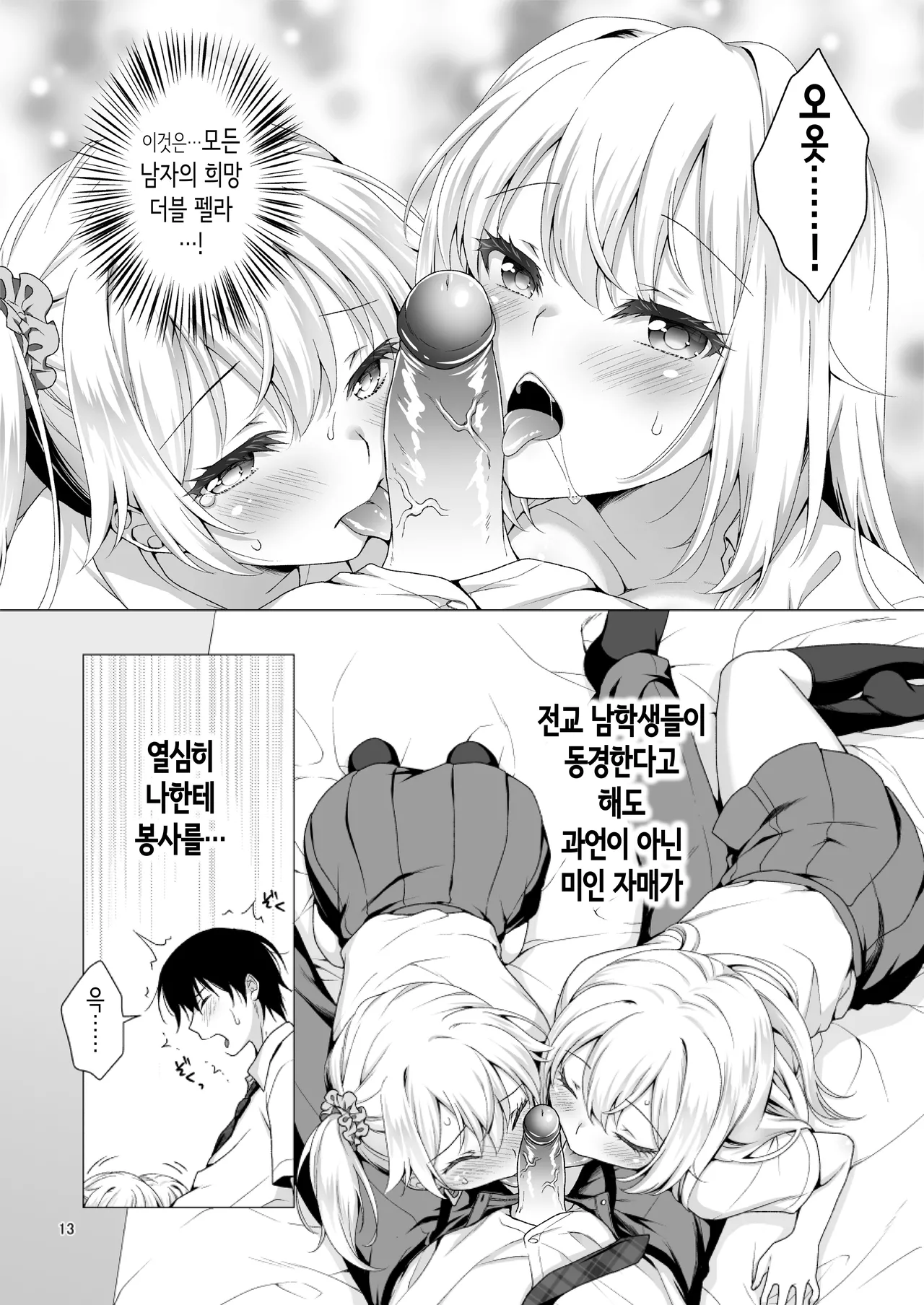 [Marimoya (Mori Marimo)] Risou no Kanojo 3 ~Choro Kawa Ojou-sama Sara Kanojo Kounin no Shimai Gohoushi Ecchi~ | 이상적인 여친③ ~쉽고 귀여운 마조 아가씨· 사라와 여친 공인의 자매 봉사~ [Korean] [노모] [Decensored] [Digital] 画像番号 13
