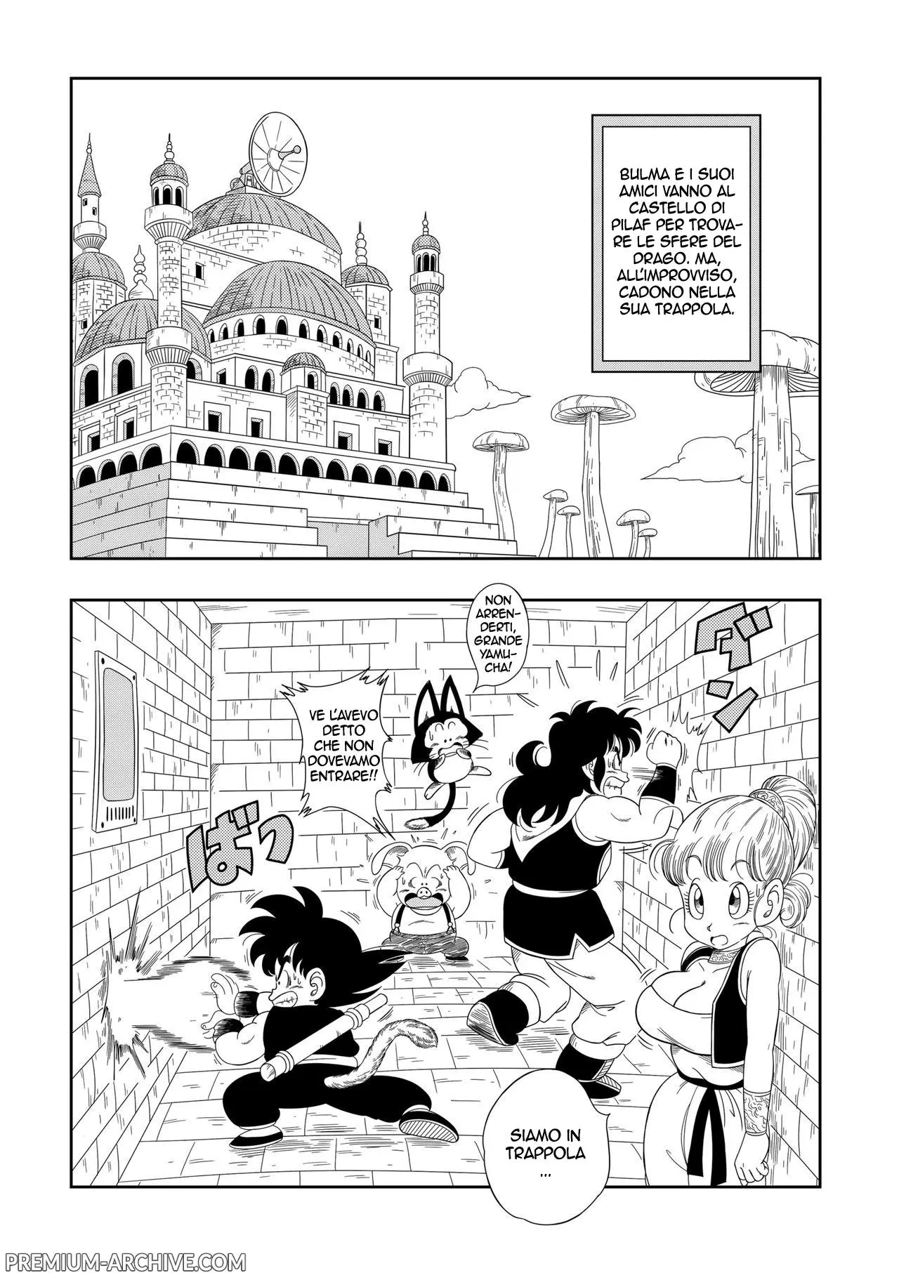 [Yamamoto] Dagon Ball – Punishment In Pilaf’s Castle | Punizioni Al Castello Di Pilaf (Dragon Ball) [Decensored] [Italian] 图片编号 2