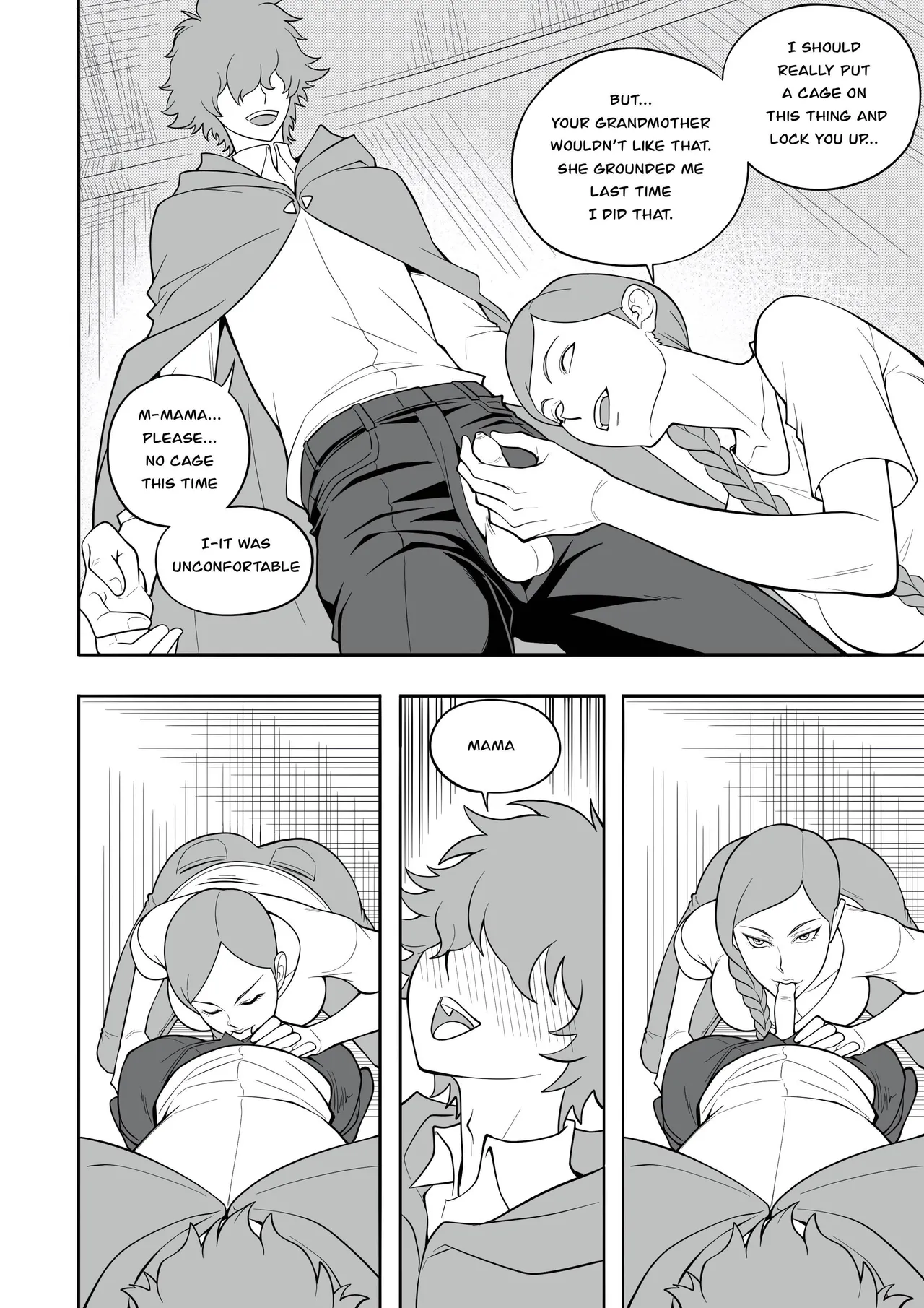 [MonsterShake (Sayuri Milkshake, ER0POPO)] Lewd Red Riding Hood – Chapter 1 [English and Japanese] Bildnummer 4