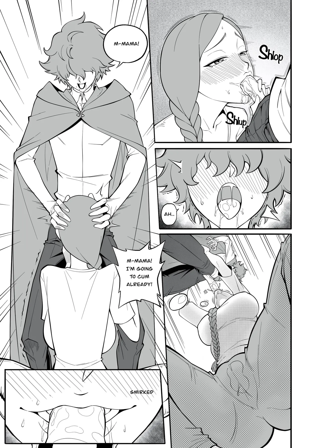 [MonsterShake (Sayuri Milkshake, ER0POPO)] Lewd Red Riding Hood – Chapter 1 [English and Japanese] Bildnummer 5