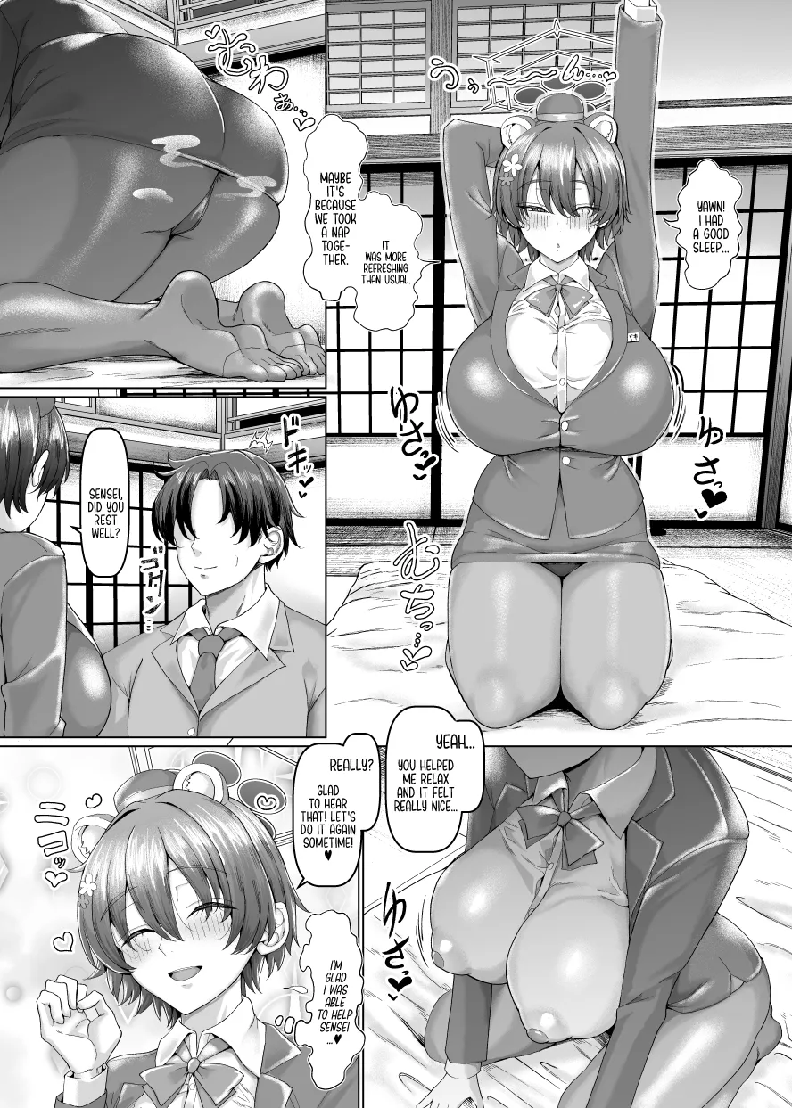 [Chinchintei (chin)] Yawaraka Ofuton Ammin Guide | Guide On How to Sleep Peacefully On A Soft Futon (Blue Archive) [English] {Doujins.com} [Digital] Bildnummer 13