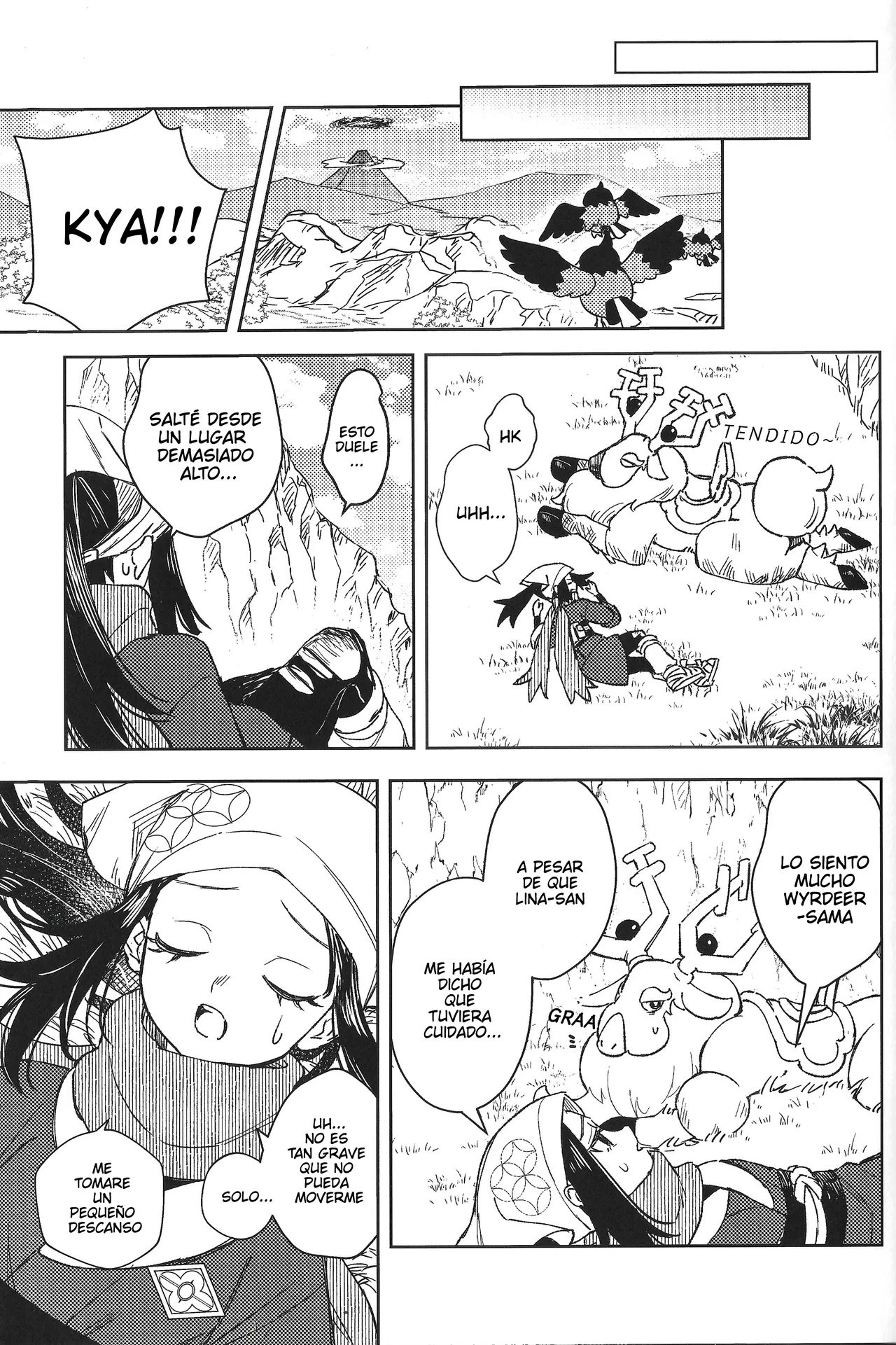 [Erika] El Desvanecer del Castigo Divino- Pokemon LEGENDS Arceus dj- Volo x Akari [Español] Dur image number 9