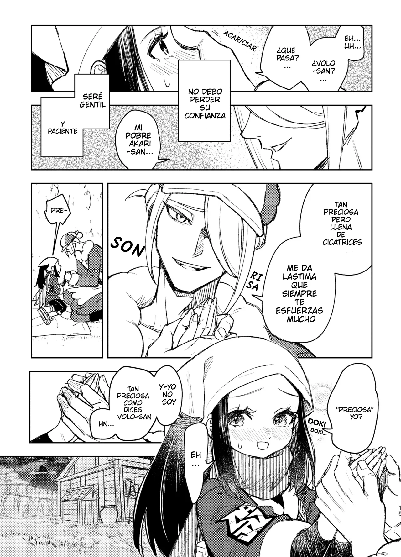 [Erika] El Desvanecer del Castigo Divino- Pokemon LEGENDS Arceus dj- Volo x Akari [Español] Dur image number 13