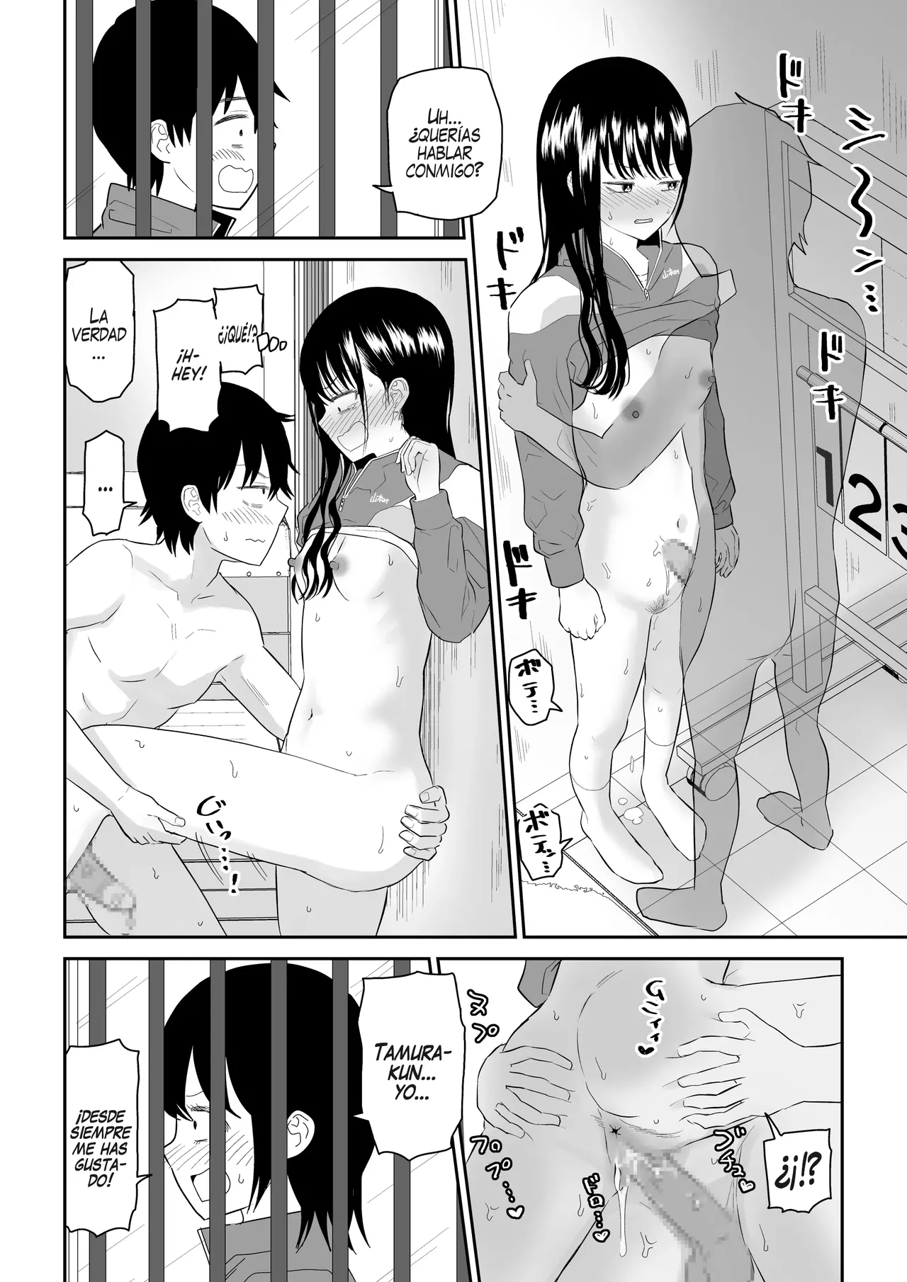 [Niji-Teru] Toraware no Taiiku Souko de Cool-Dere JK to Kusuguri H!｜Encerrados en el Almacén del Gimnasio, Sexo Cosquilleante con una Estudiante Kuudere [Español] [Chocola Scan] 画像番号 46