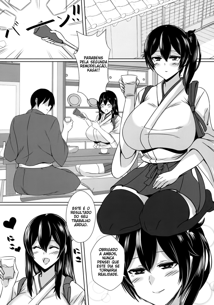 (FF37) [Dao Yu Cha Wu (Kashiru)] Seisai Kuubo no Yoru Seikatsu (Kantai Collection -KanColle-) [Portuguese-BR] [Ninjaboy] numero di immagine  3