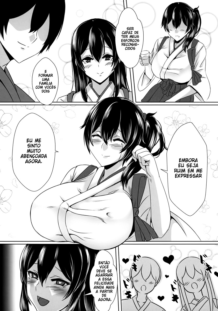 (FF37) [Dao Yu Cha Wu (Kashiru)] Seisai Kuubo no Yoru Seikatsu (Kantai Collection -KanColle-) [Portuguese-BR] [Ninjaboy] numero di immagine  4