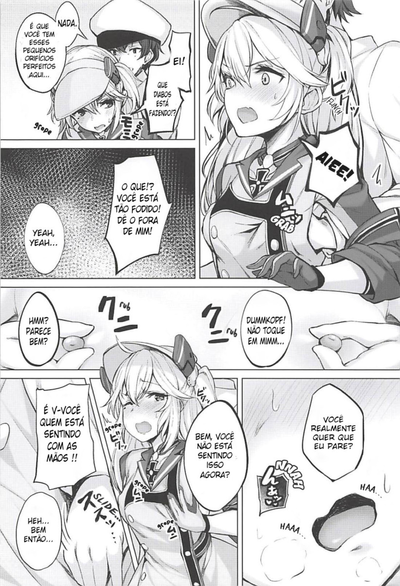 (C94) [Horumon Curry (Tobimura)] Tekketsukan no Susume (Azur Lane) [Portuguese-BR] 图片编号 3