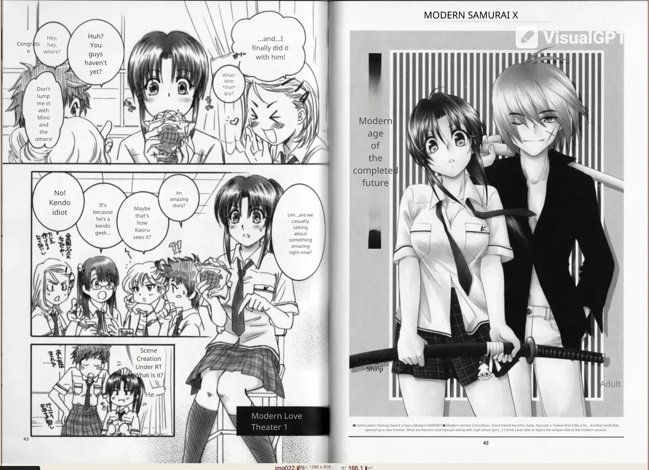 Modern Samurai X, Yamaguchirow, Shini Yamaguchi, Rurouni Kenshin première image