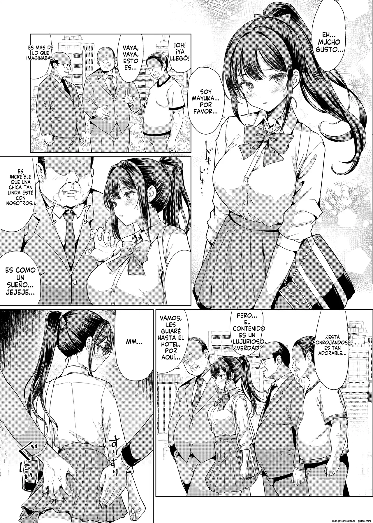 [An-Arc XXX (Hamo)] Omae Chotto Ossan to Papakatsu shite Koi｜Después de Estar con un Ojisan, me Empezó a Gustar [Spanish] [FallenSub] [Digital] image number 31